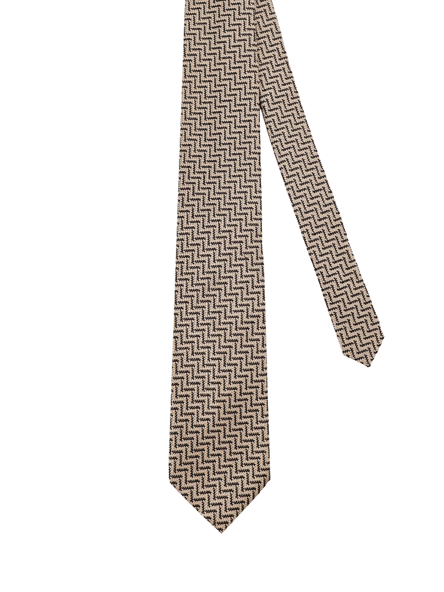 Tom Ford Ties Beige Seta