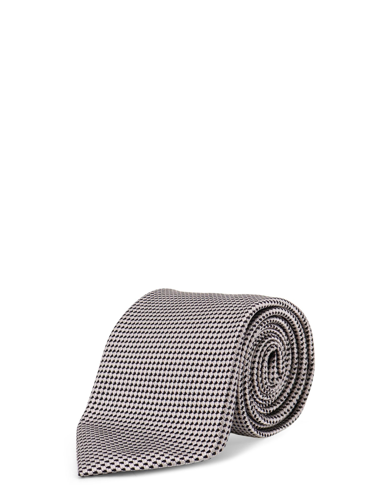 Tom Ford Ties Silver Seta
