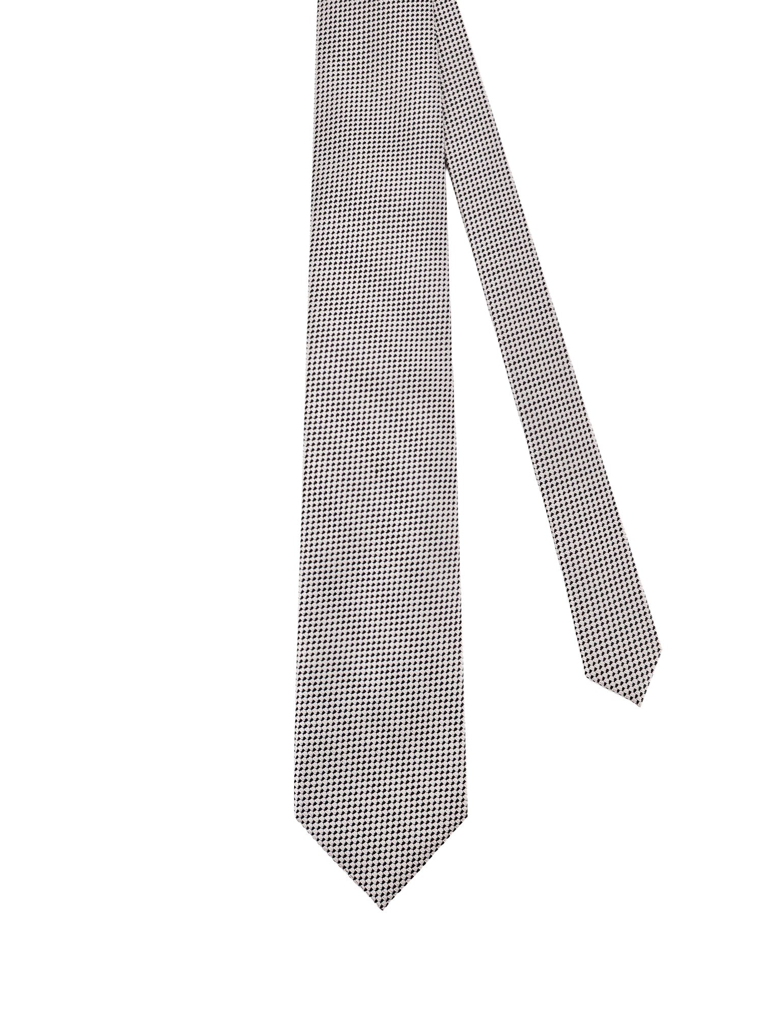 Tom Ford Ties Silver Seta