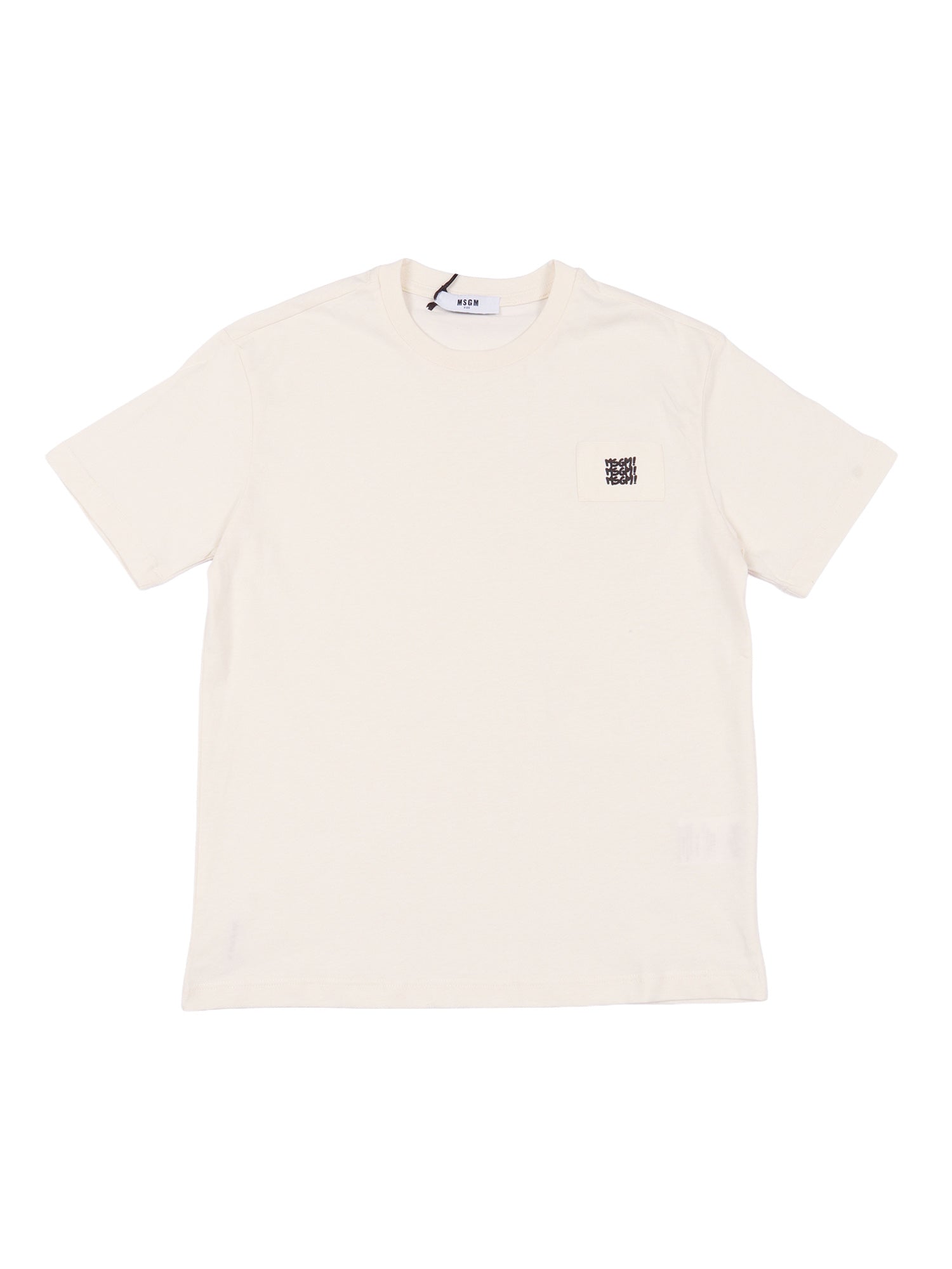 JERSEY T-SHIRT BOY Panna Cotton Short Sleeves