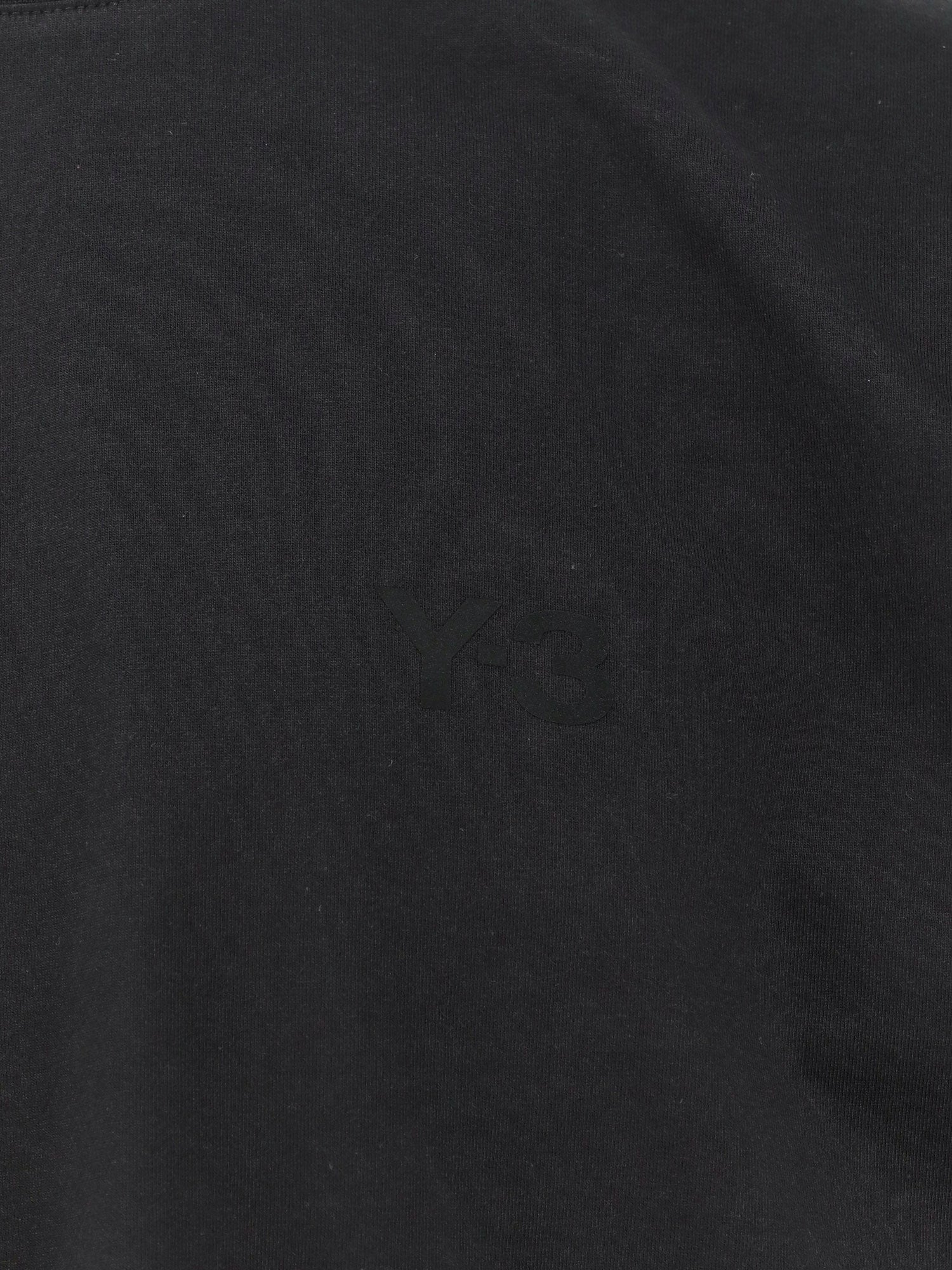 Y-3 T-shirts and Polos Black Cotone
