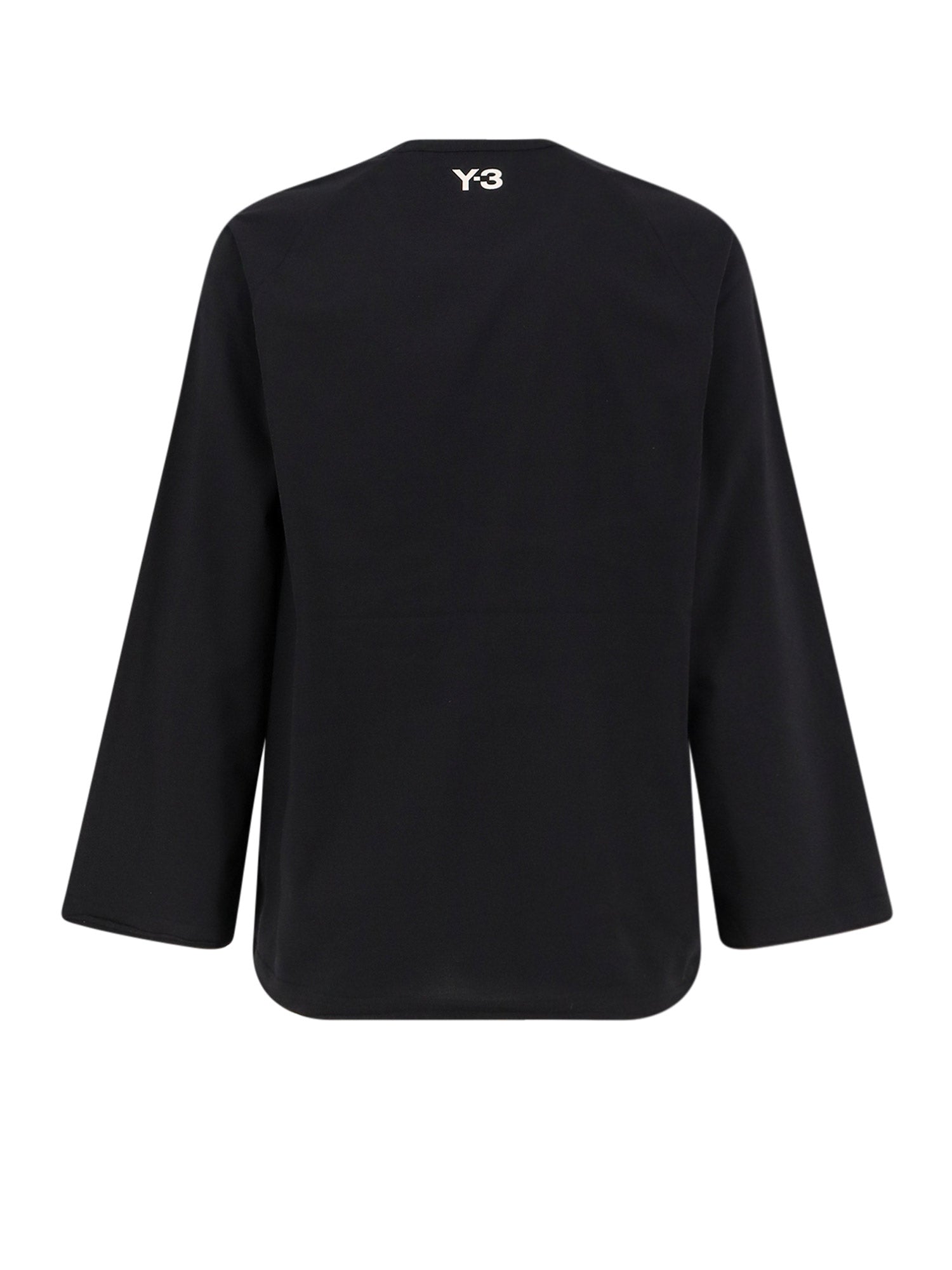 Y-3 Sweaters Black Cotone