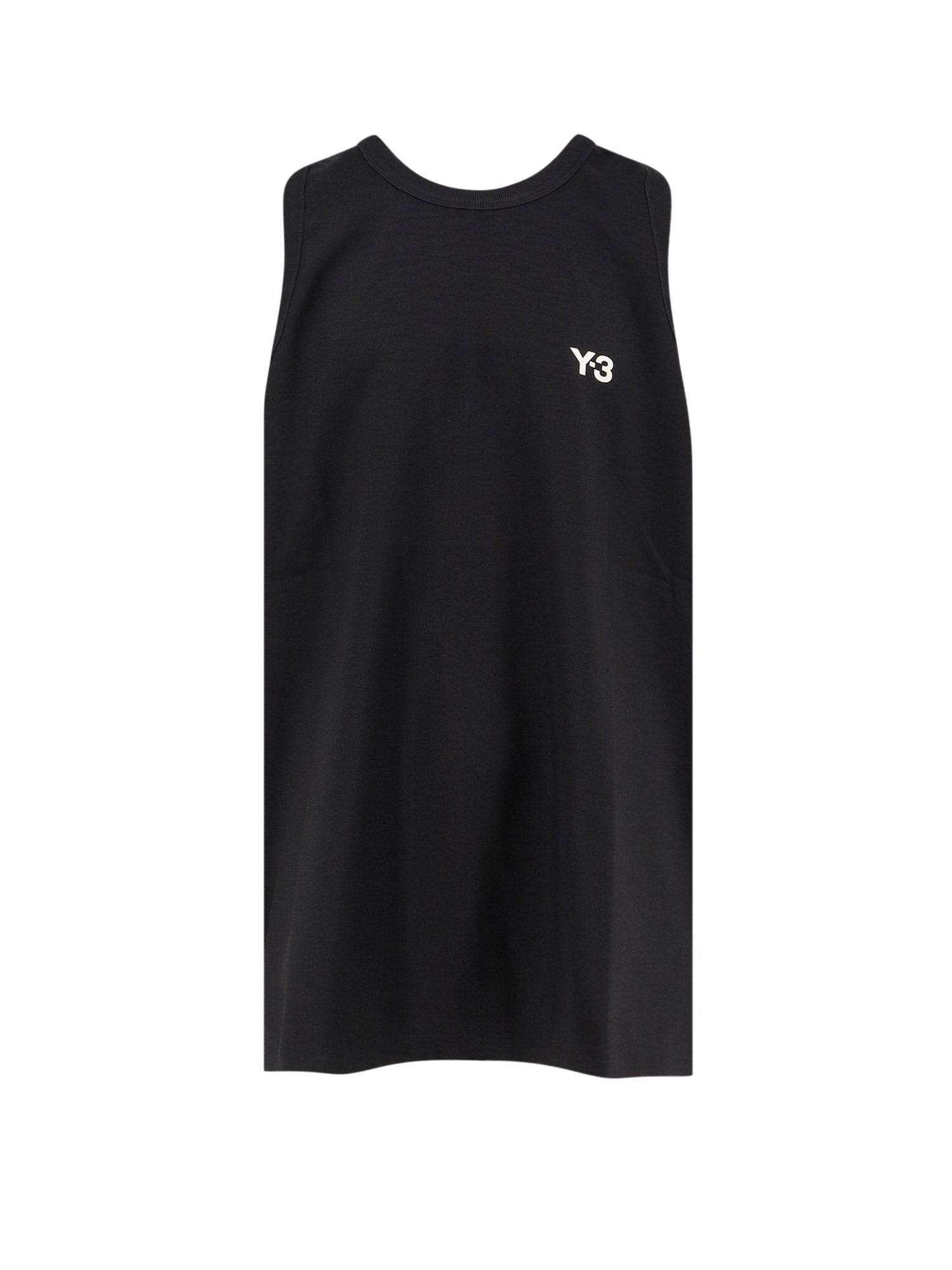 Y-3 T-shirts and Polos Black Poliestere Riciclato