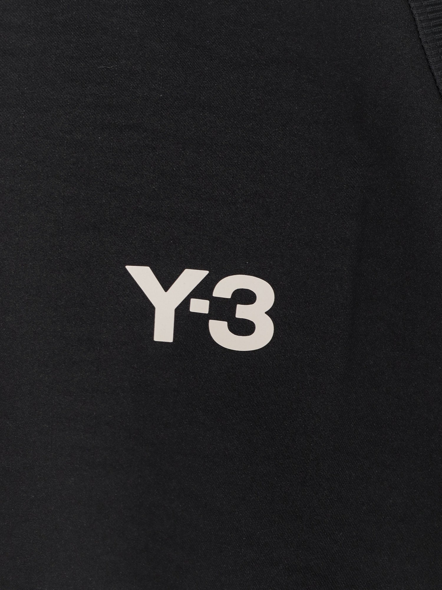 Y-3 T-shirts and Polos Black Poliestere Riciclato