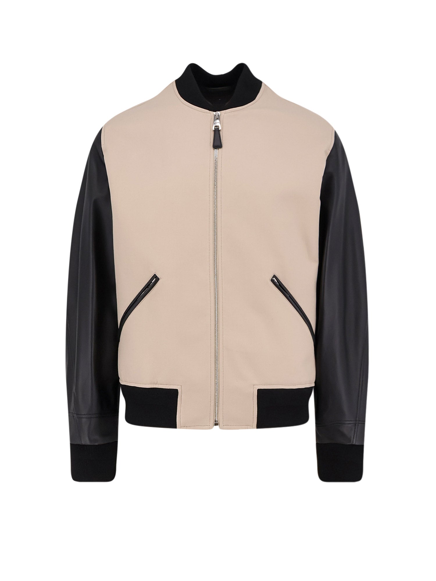 Givenchy Jackets Black/beige Cotone/pelle