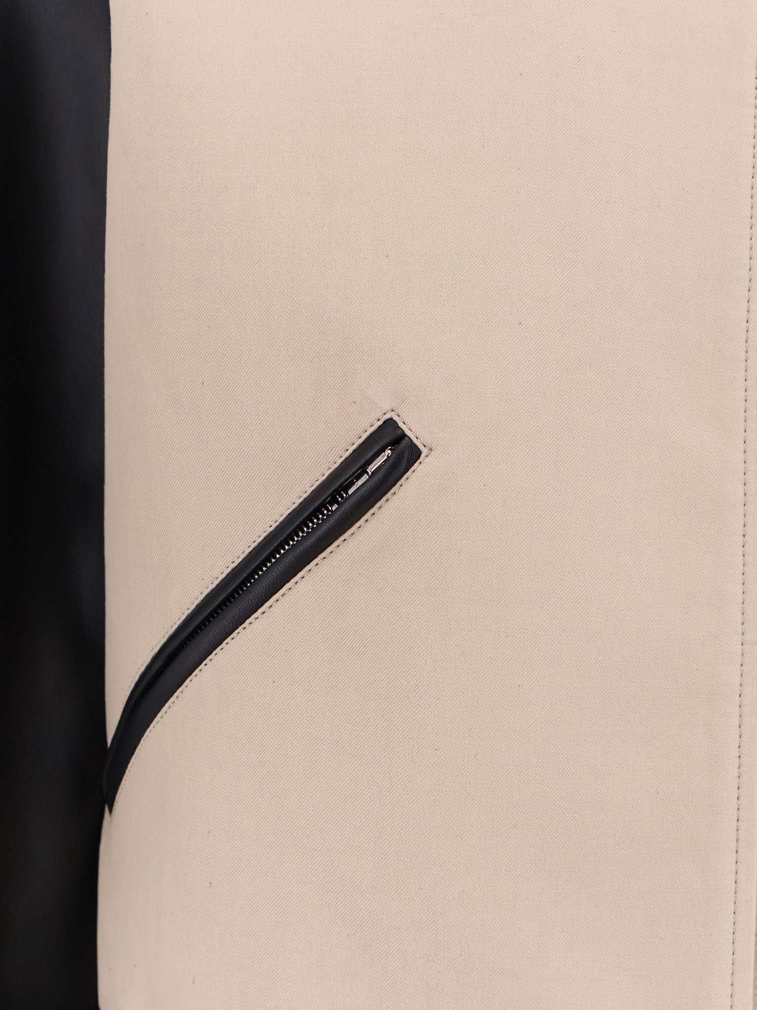 Givenchy Jackets Black/beige Cotone/pelle