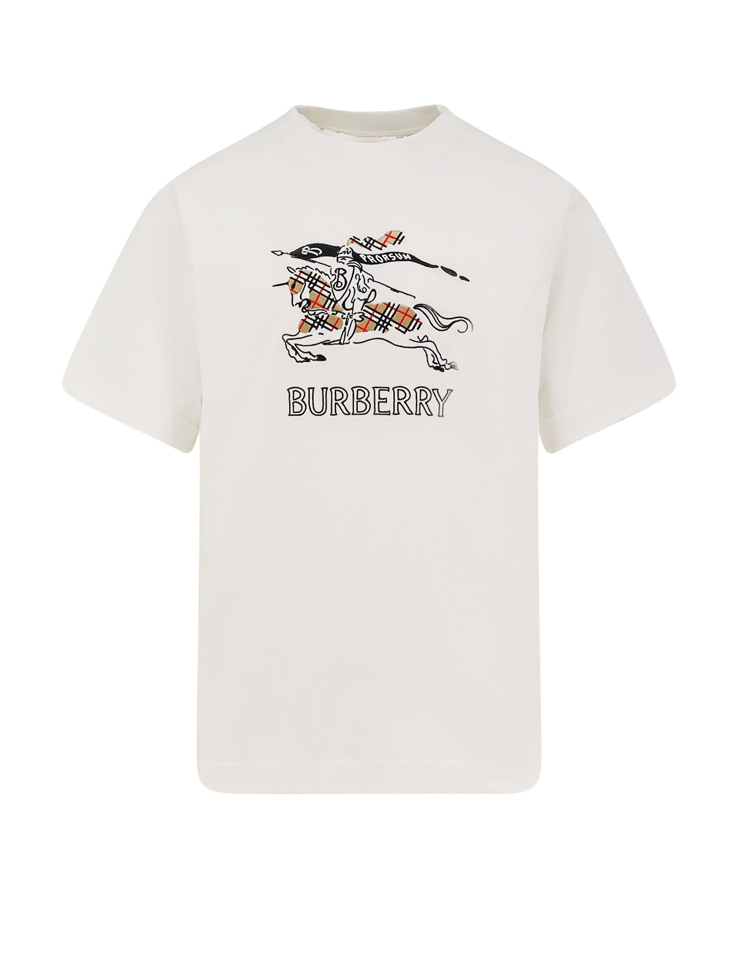 Burberry T-Shirts And Polos Chalk Cotone