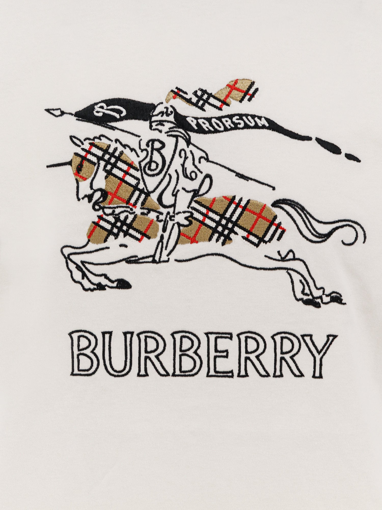 Burberry T-Shirts And Polos Chalk Cotone