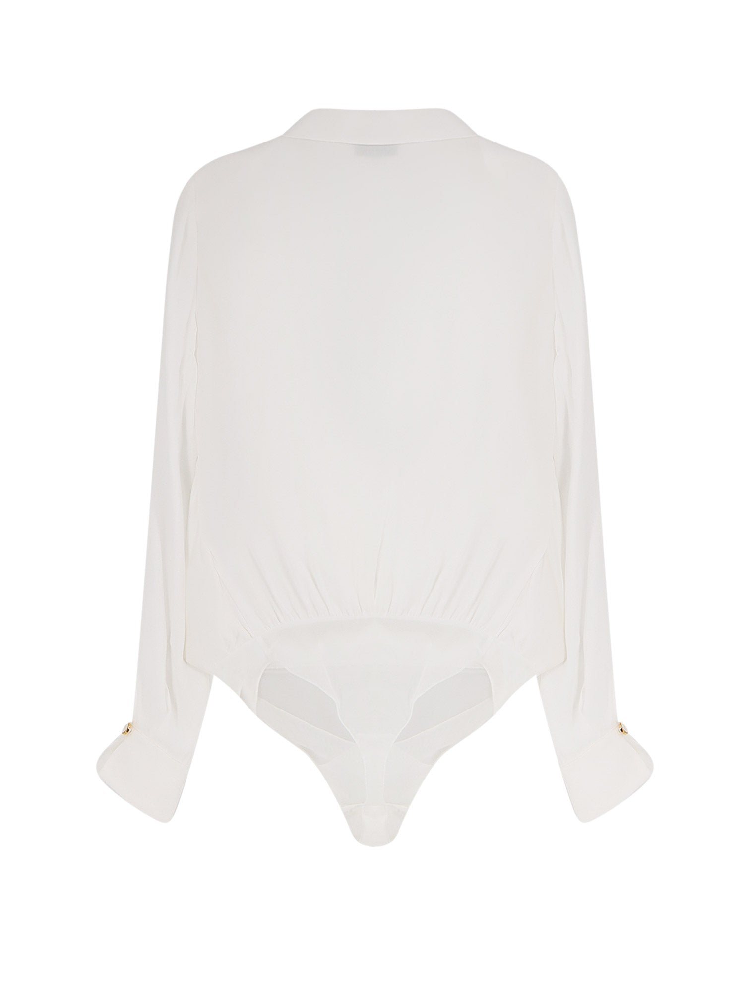 Elisabetta Franchi Shirts Ivory Viscosa