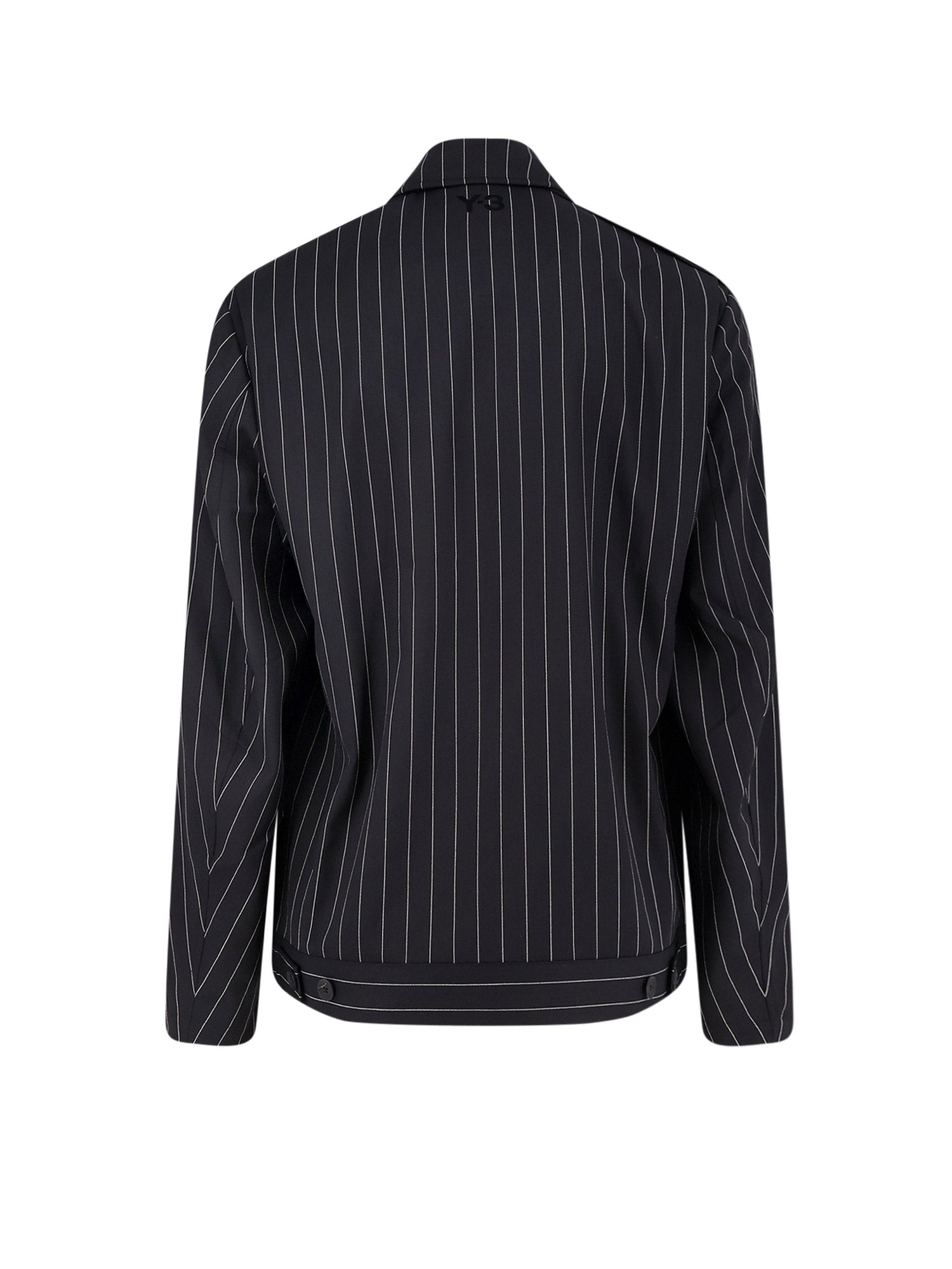 Y-3 Jackets Black Poliestere Riciclato