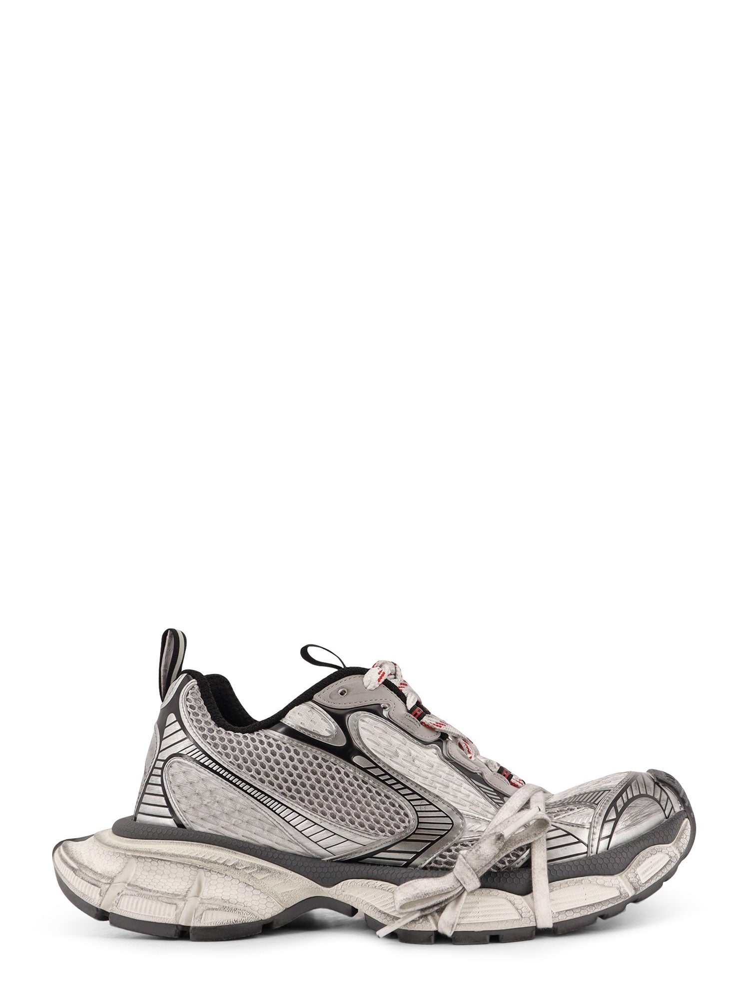 Balenciaga Sneakers Grey/white/red Mesh/gomma