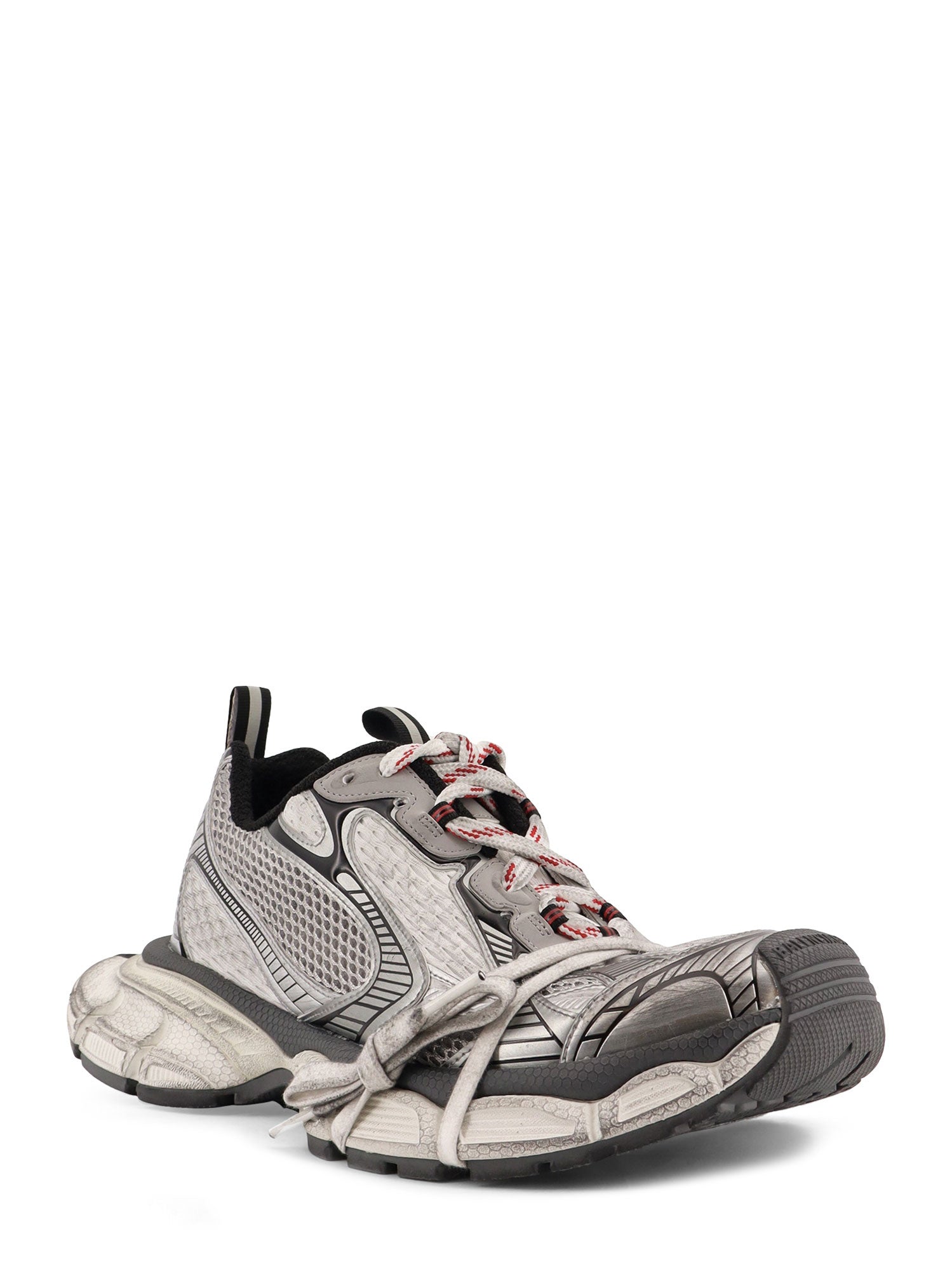 Balenciaga Sneakers Grey/white/red Mesh/gomma