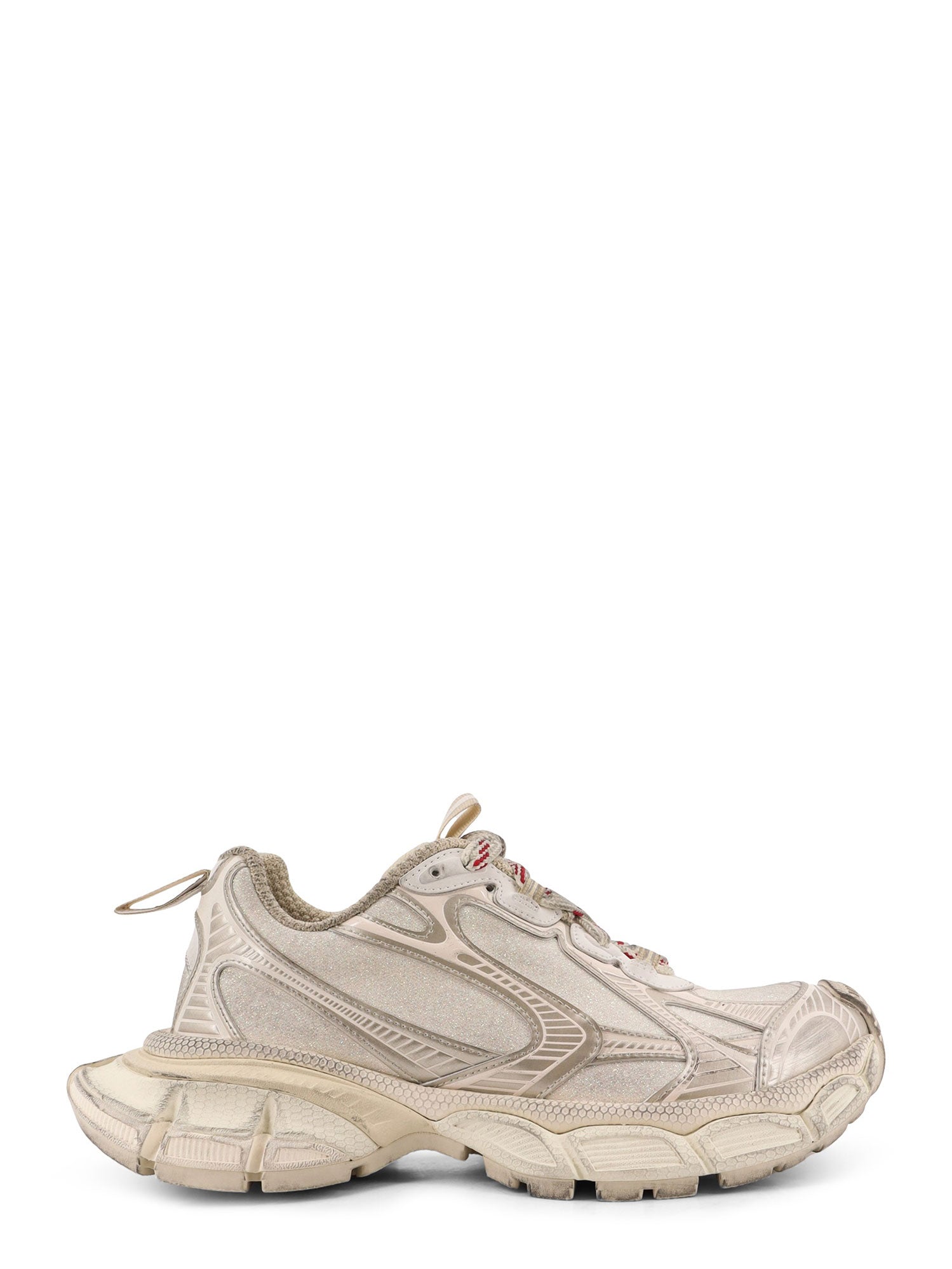 Balenciaga Sneakers Beige Mix / Red Mesh/gomma