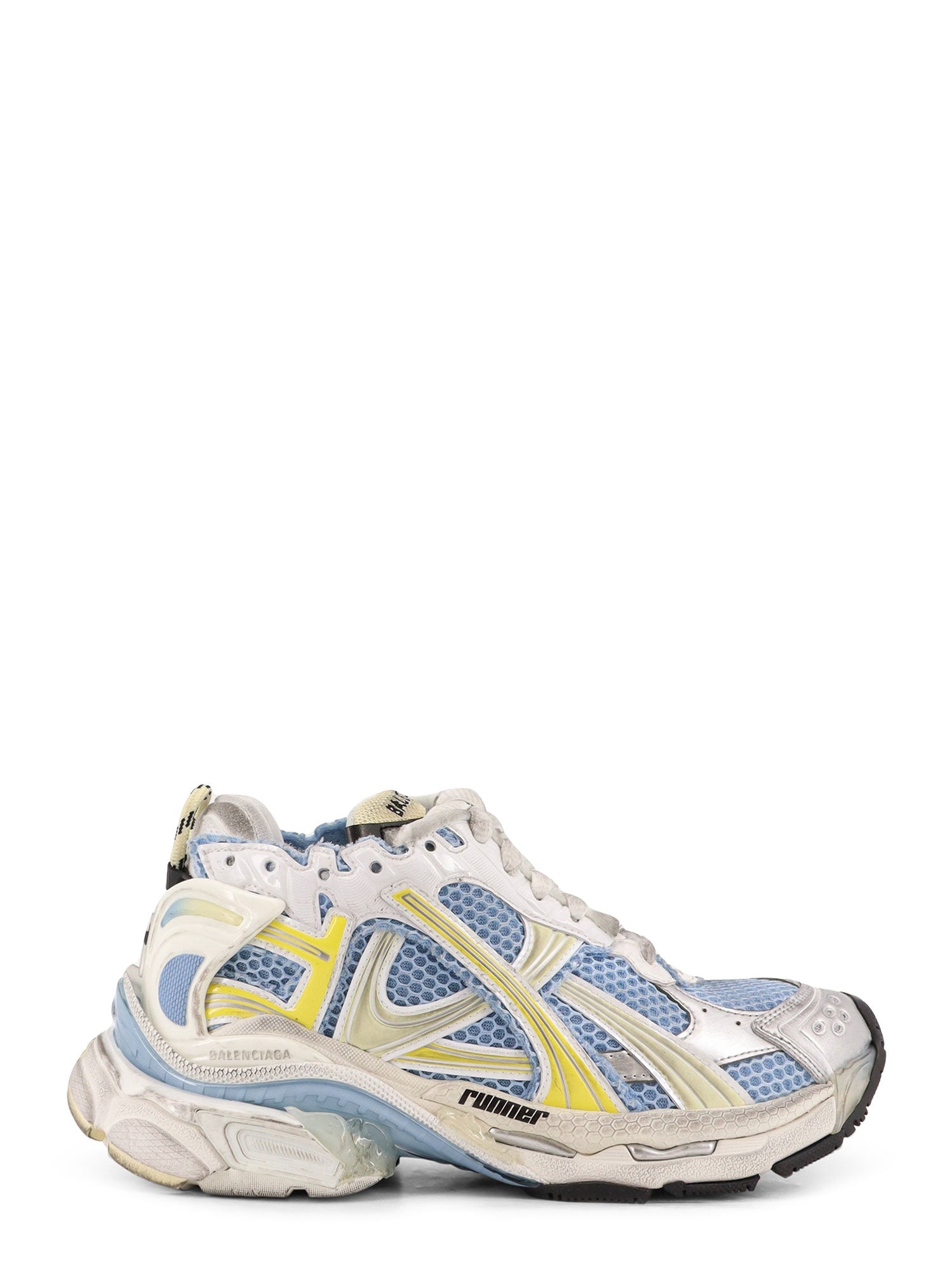 Balenciaga Sneakers Blu/yellow/white Mesh