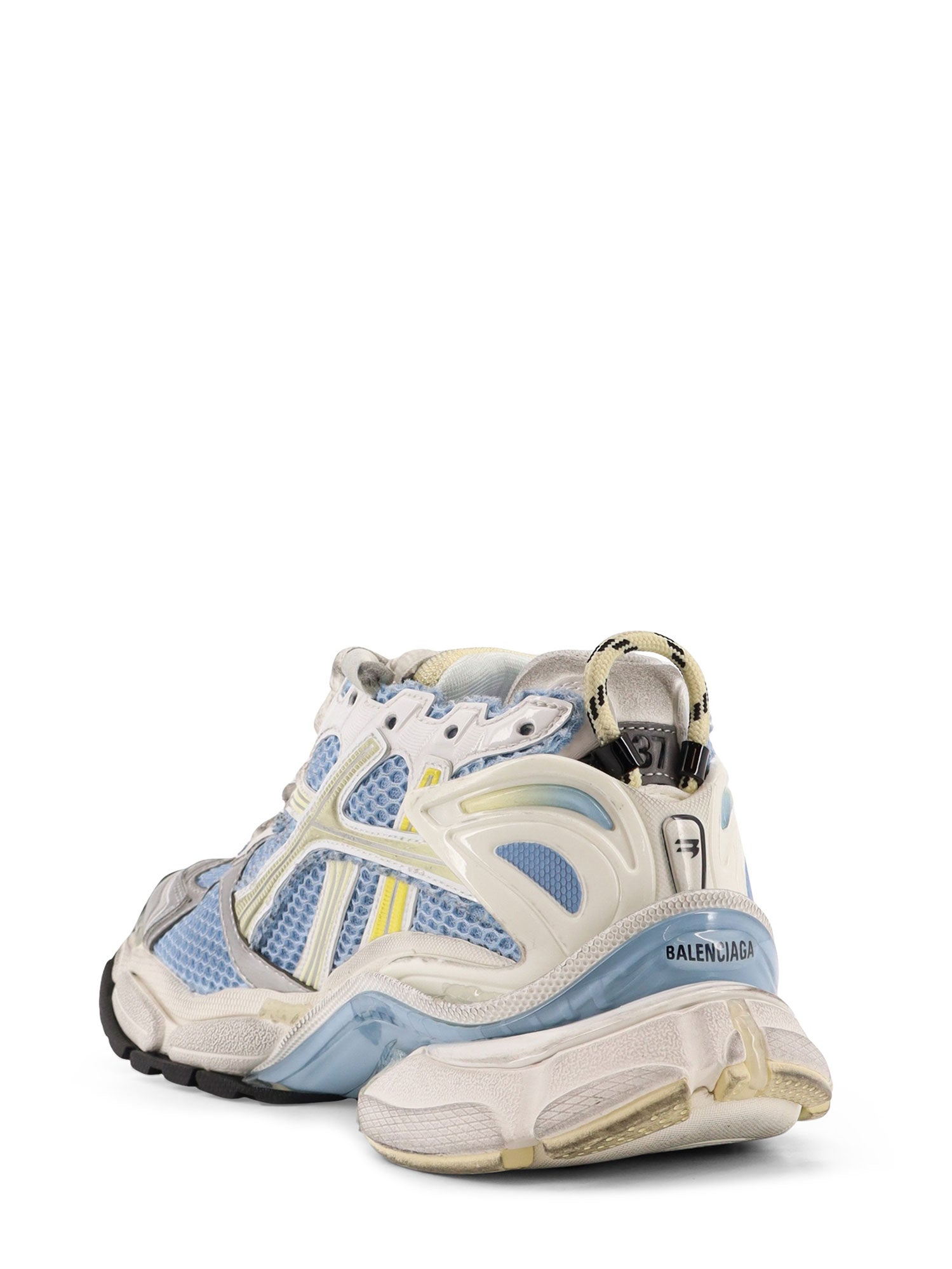 Balenciaga Sneakers Blu/yellow/white Mesh