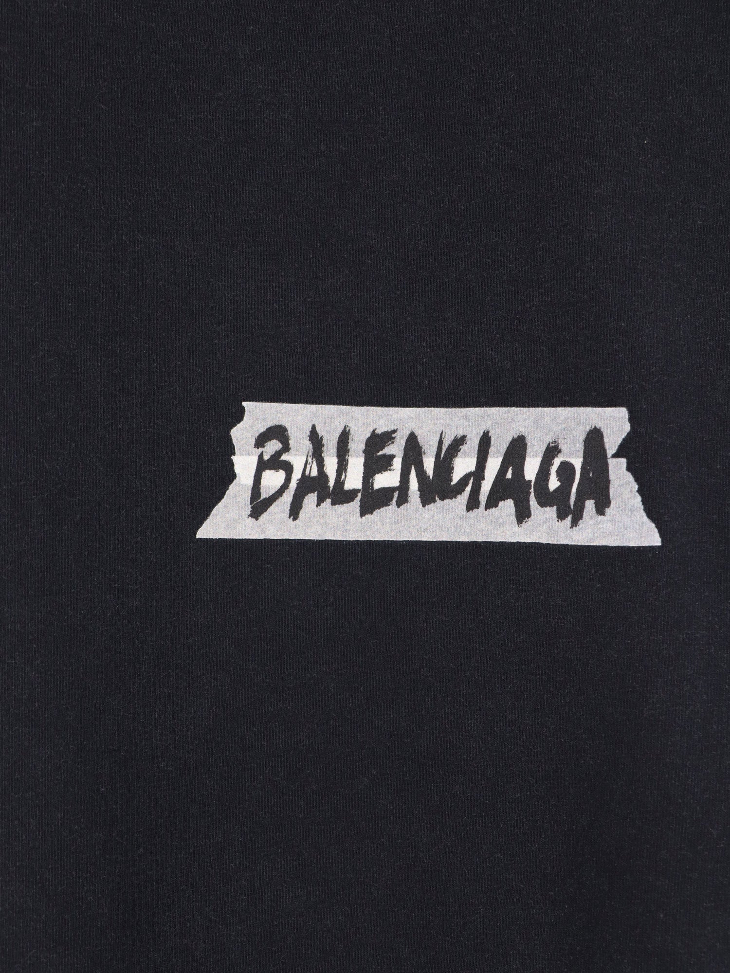 Balenciaga Sweaters Faded Washed Black Cotone