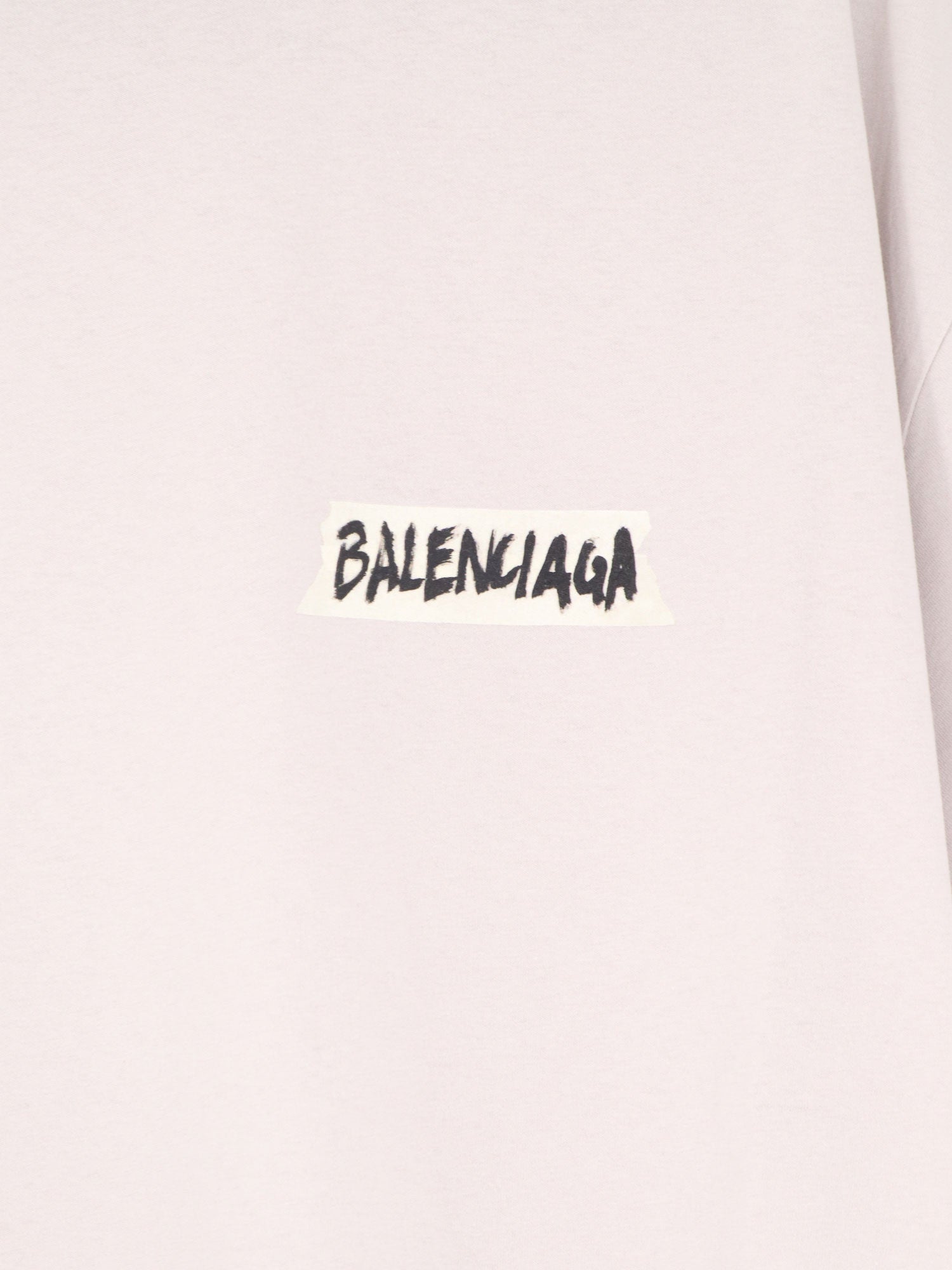 Balenciaga T-shirts and Polos Dirty White Cotone
