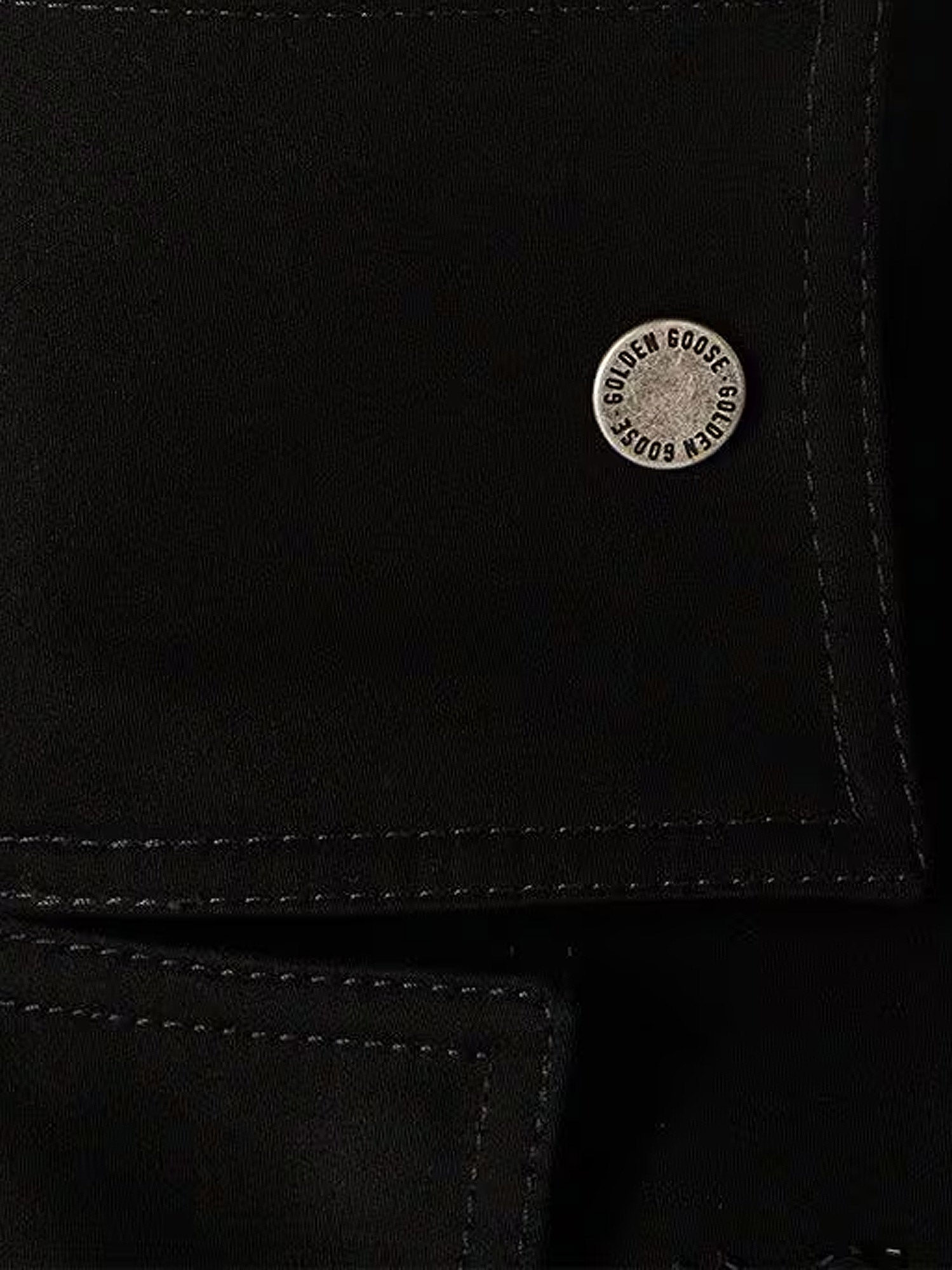 Golden Goose Jackets Black Cotone
