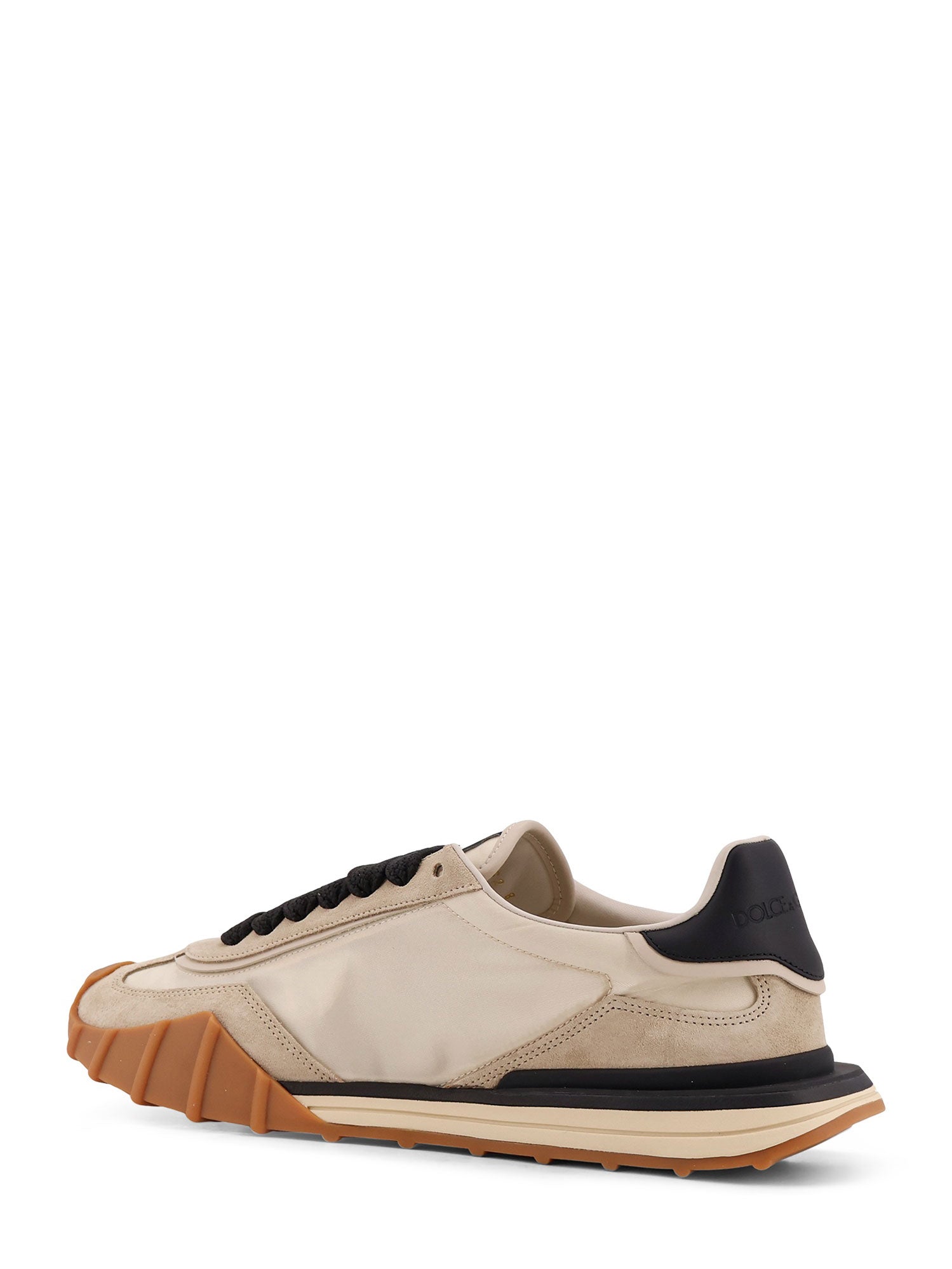 Dolce & Gabbana Sneakers Avorio Nero Nylon/suede