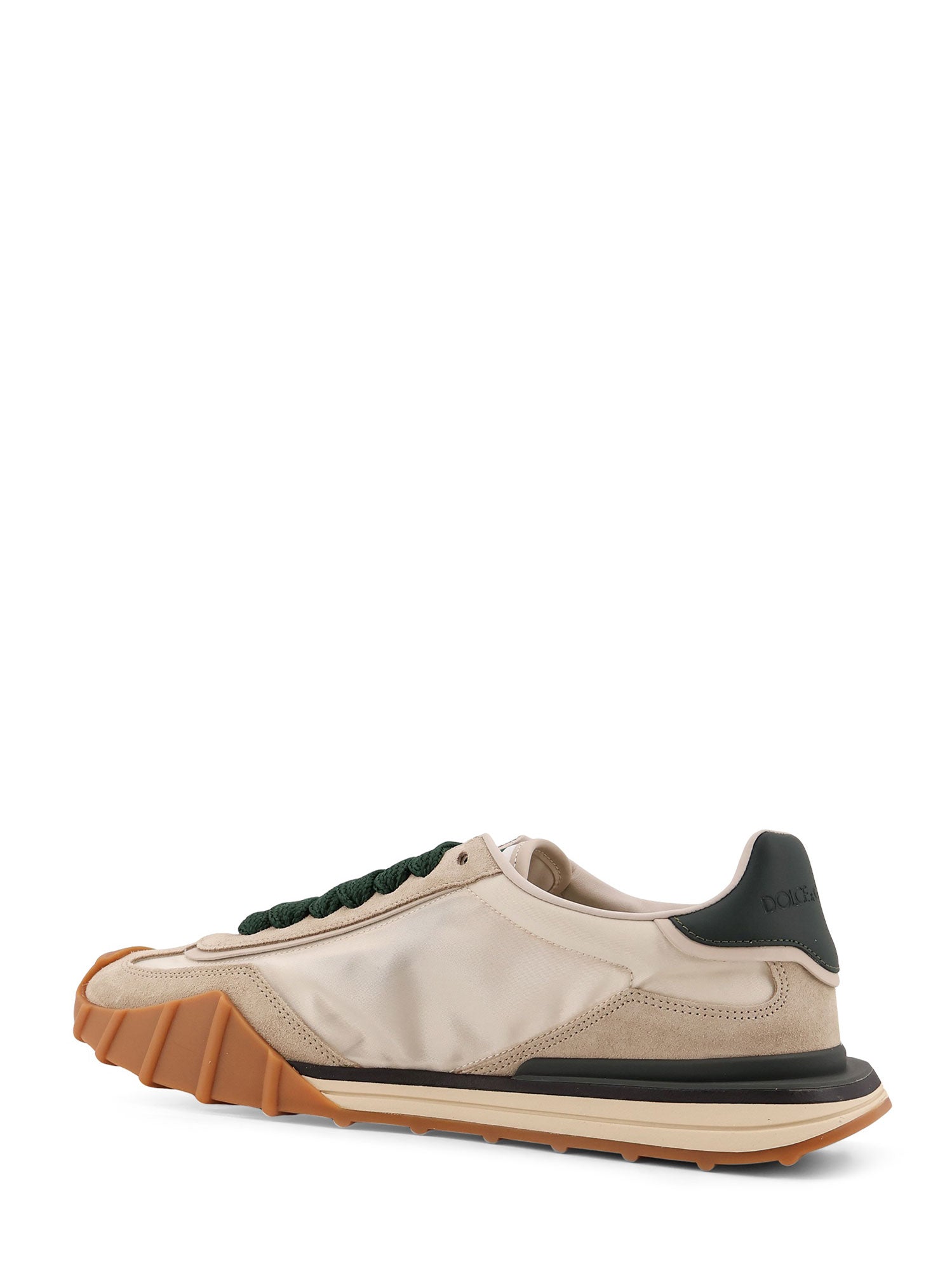 Dolce & Gabbana Sneakers Avorio Bottiglia Nylon/suede