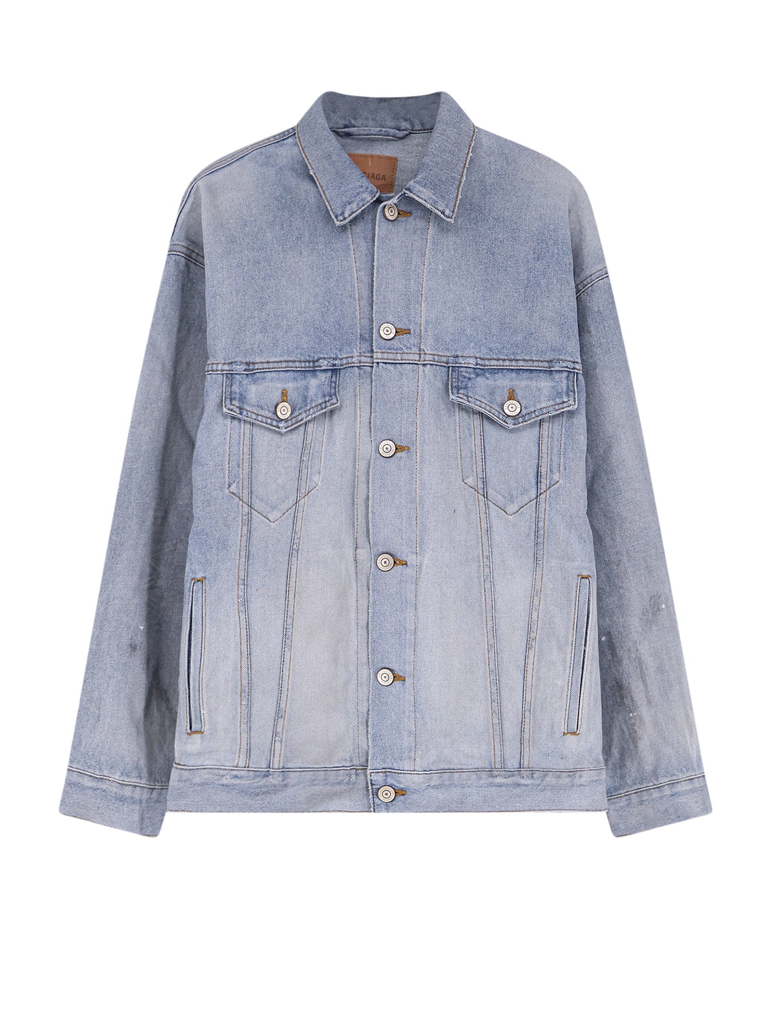 Balenciaga Jackets Dirty Light Blue Cotone