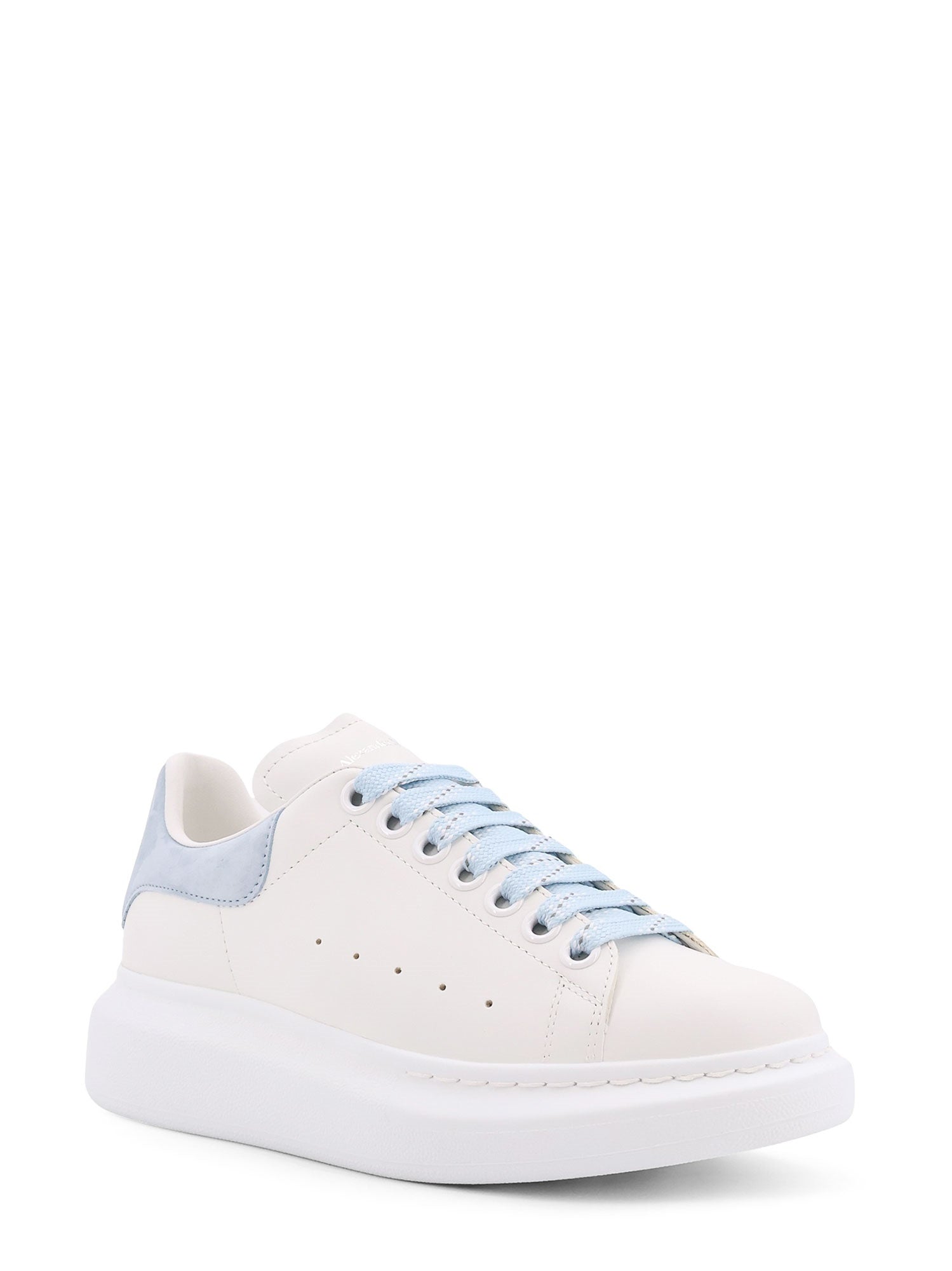 Alexander McQueen Sneakers White Powder Blue Pelle