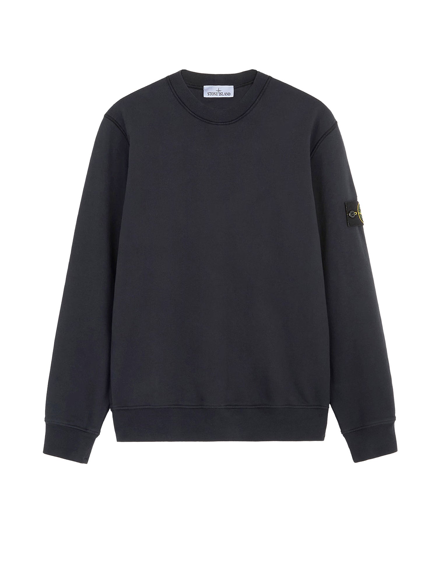 Stone Island Sweaters Blue Cotone Organico