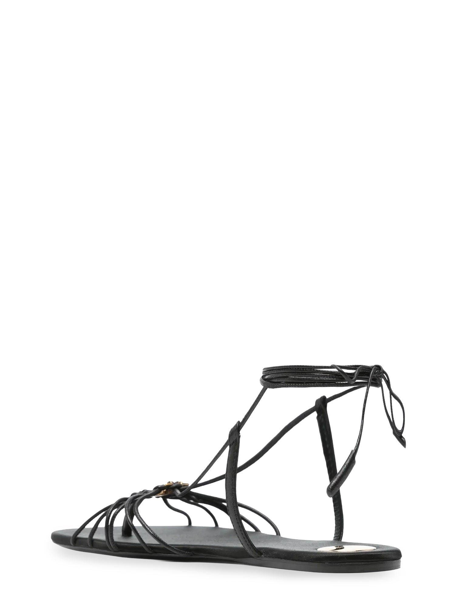 Saint Laurent Sandals Black Pelle