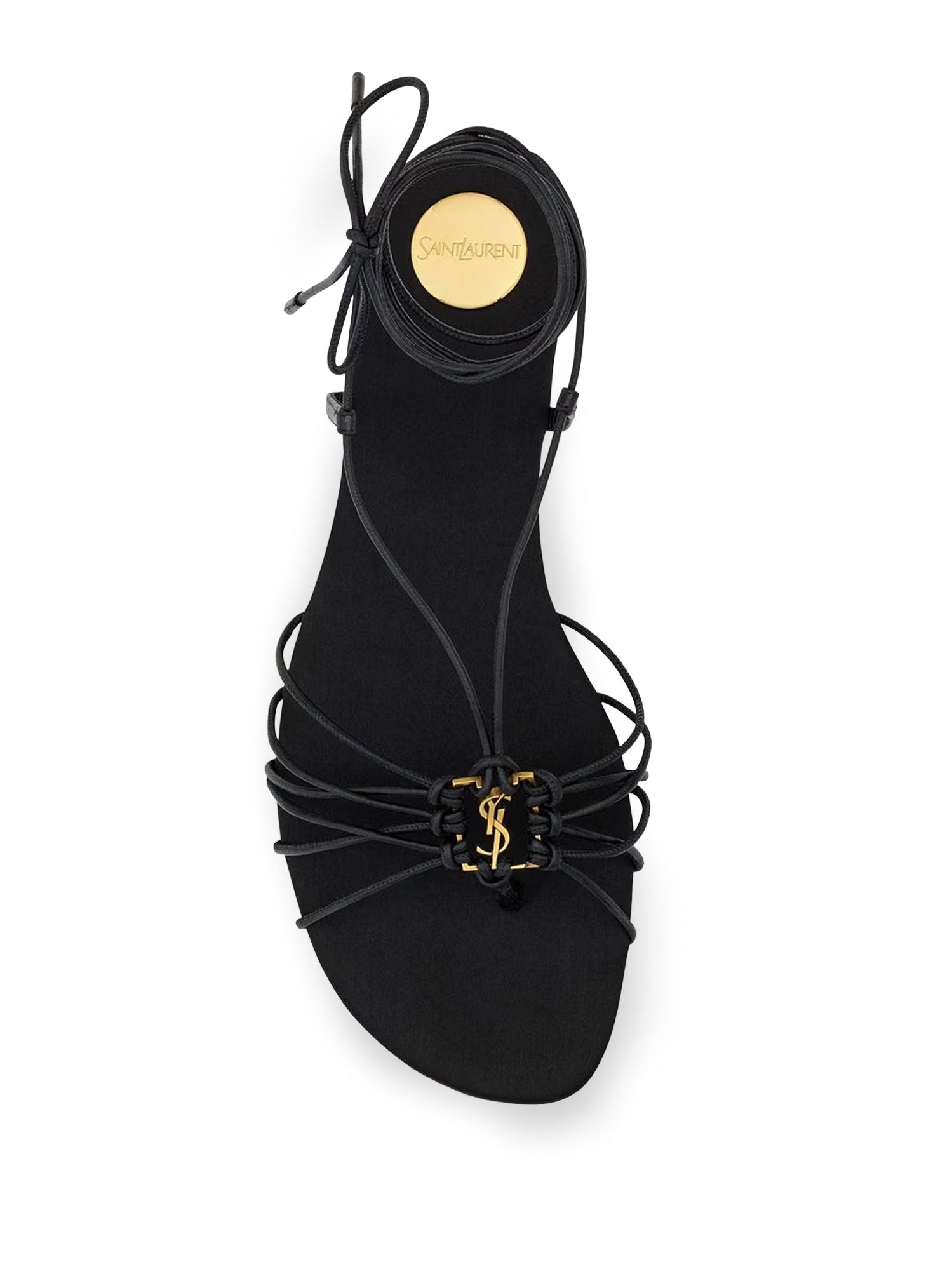 Saint Laurent Sandals Black Pelle