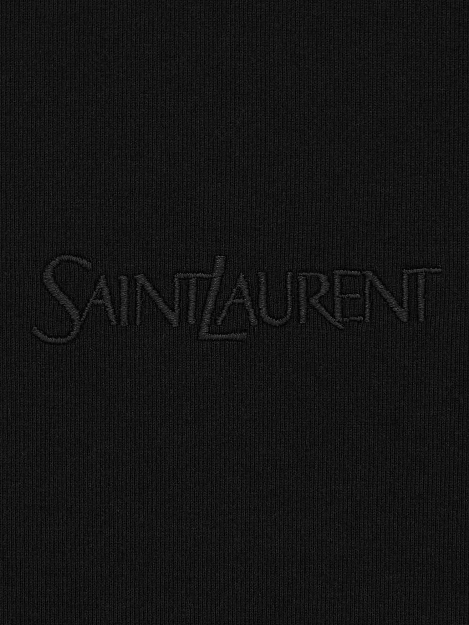 Saint Laurent T-shirts and Polos Black Cotone