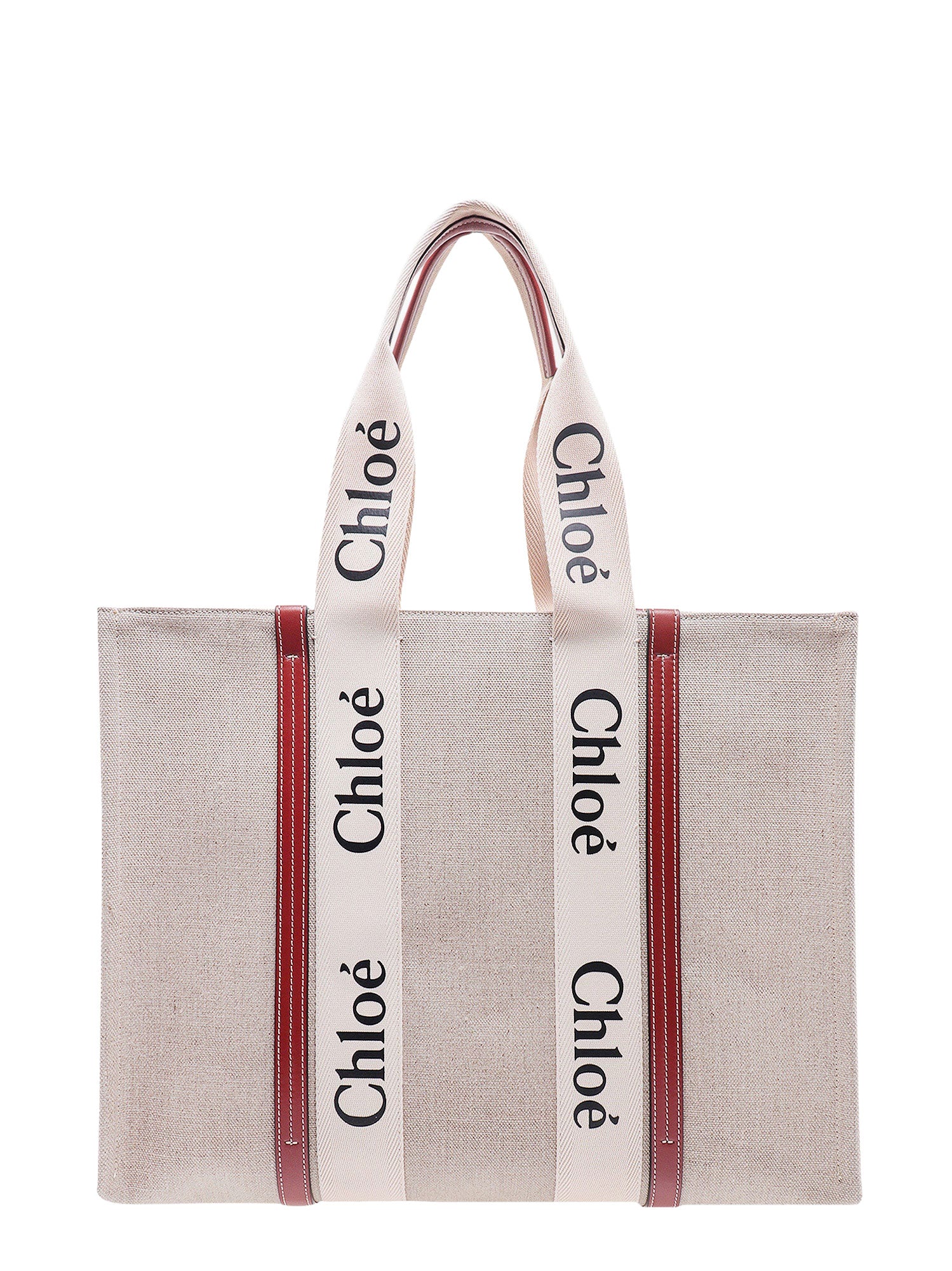 Chloè Bags Brown Lino/pelle