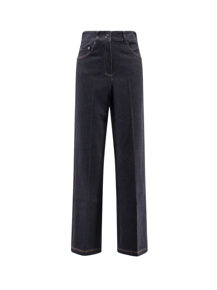 Max Mara RTW Blu Marino Cotone