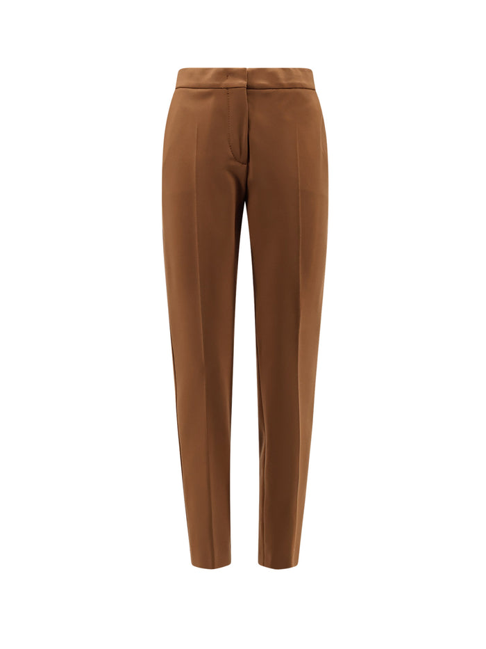 Max Mara RTW Leather Brown Viscosa