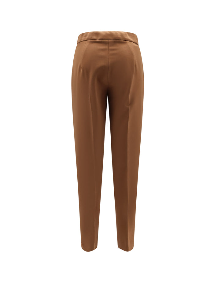 Max Mara RTW Leather Brown Viscosa