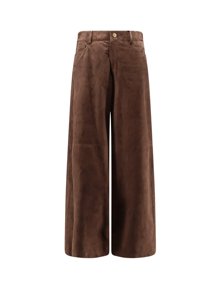 S MAX MARA RTW Brown Pelle