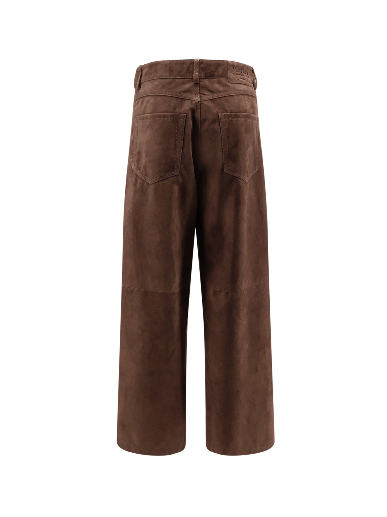 S MAX MARA RTW Brown Pelle