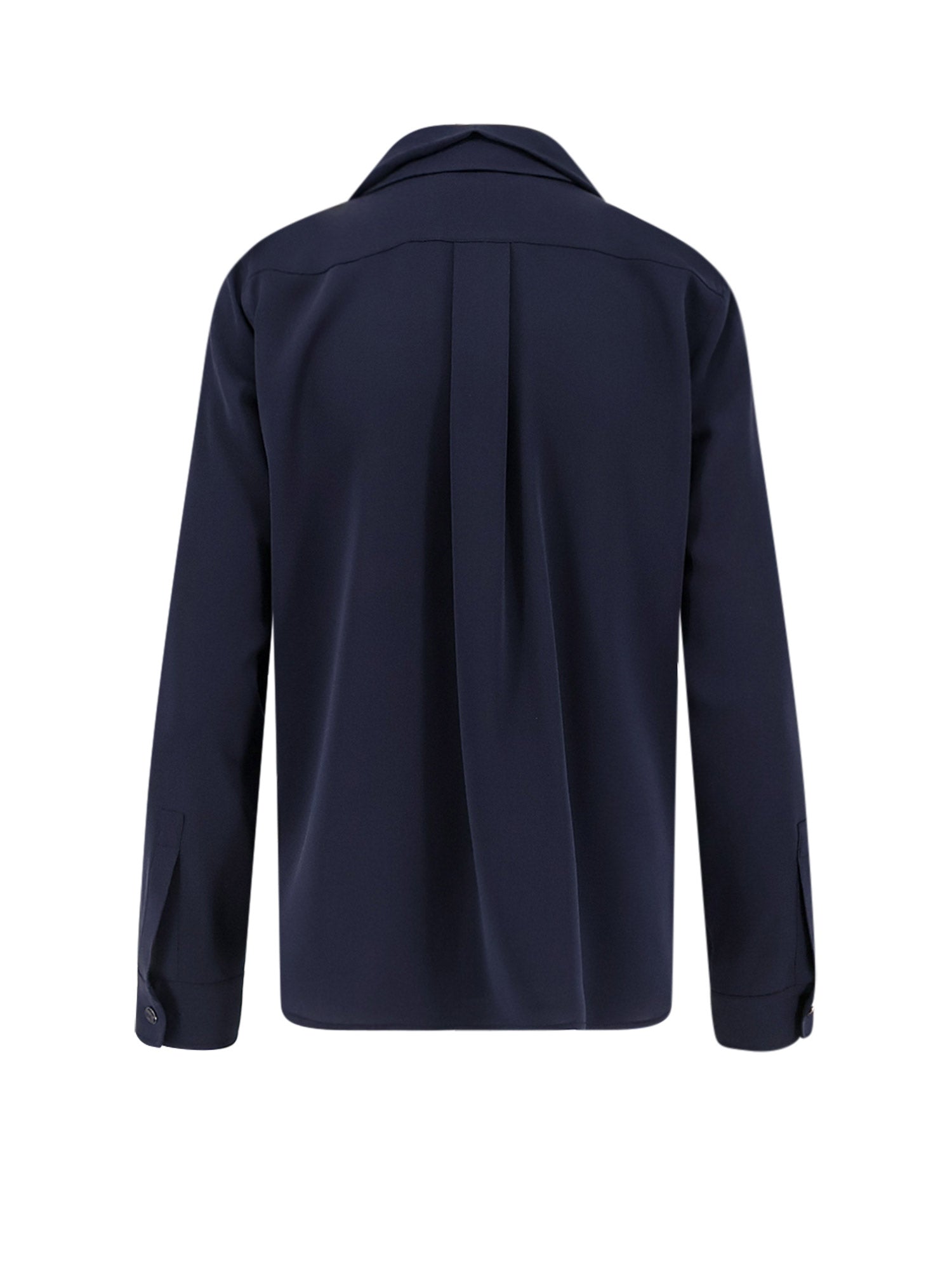 Max Mara Shirts Blu Marino Seta