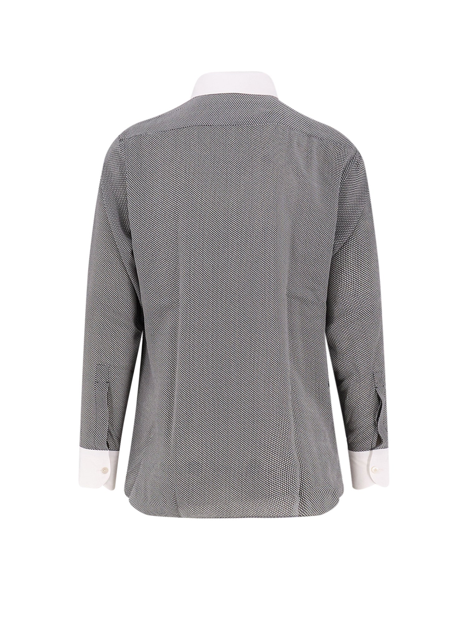 Tom Ford Shirts Black&white Seta