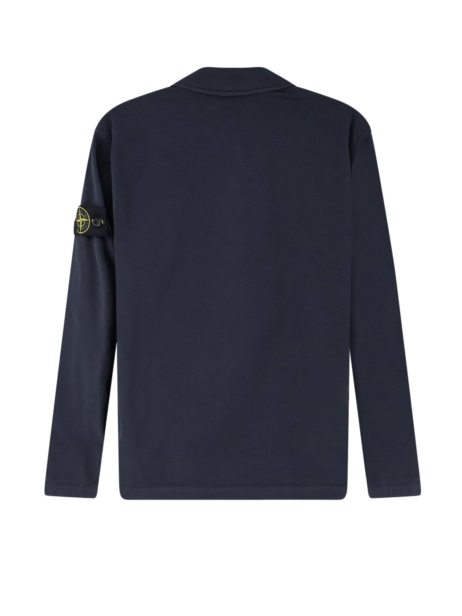 Stone Island Shirts Blue Cotone Organico