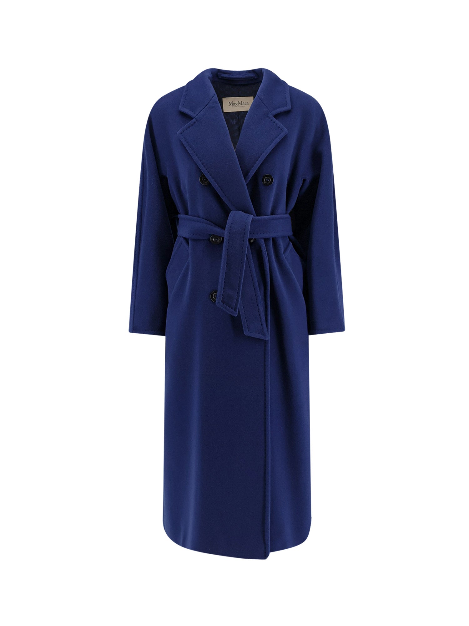 Max Mara Coats Blue Lana Vergine