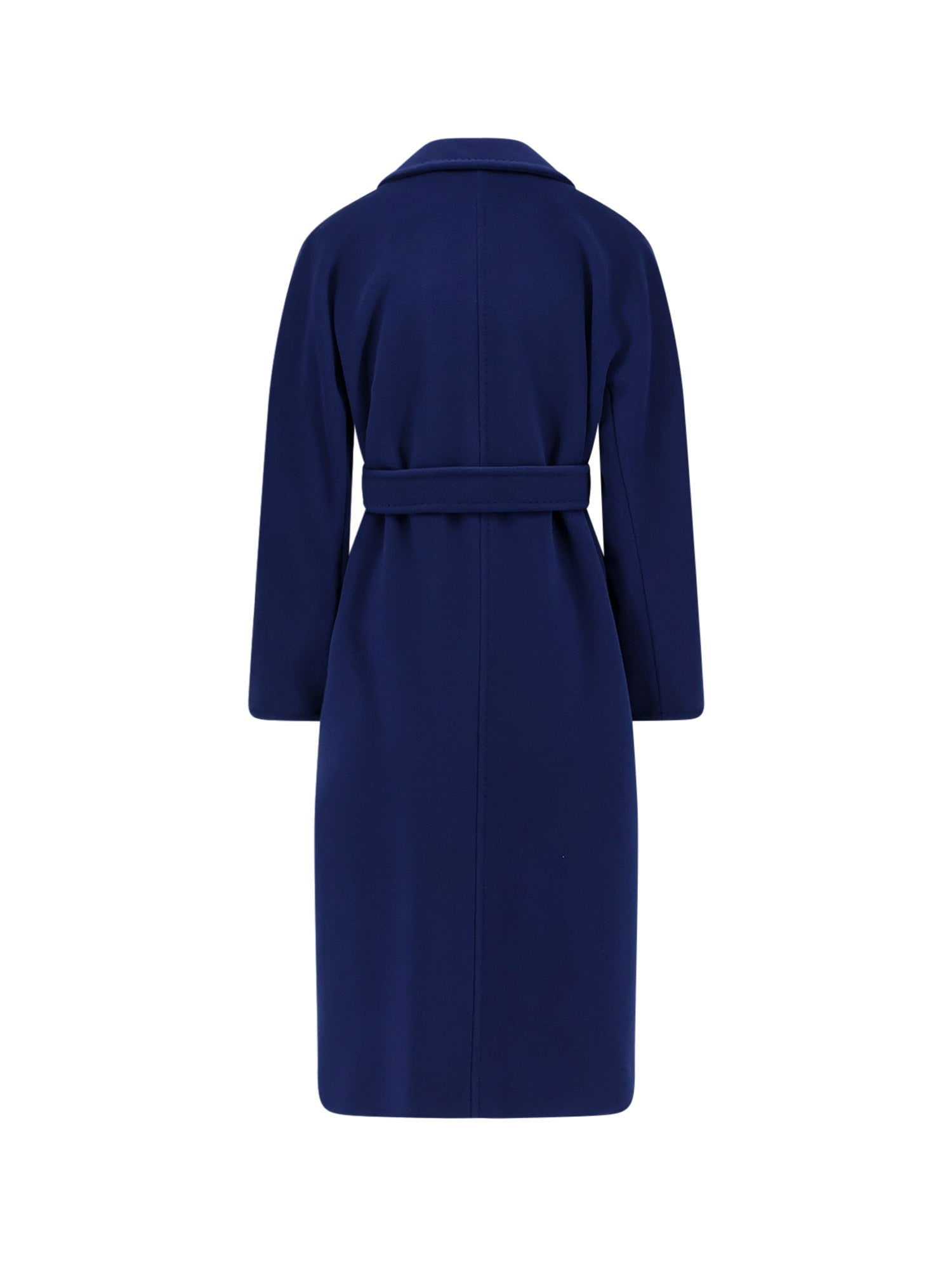 Max Mara Coats Blue Lana Vergine