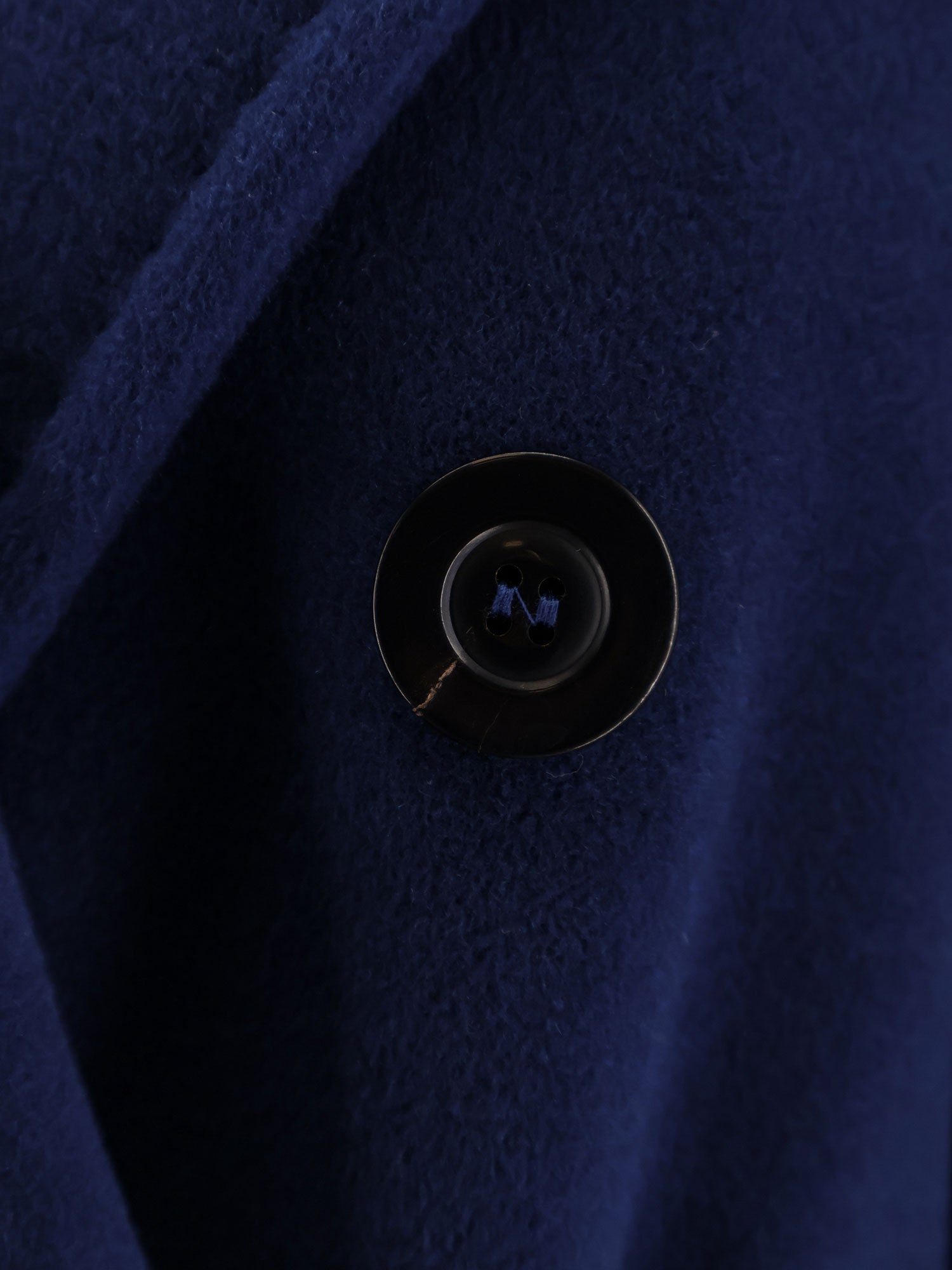 Max Mara Coats Blue Lana Vergine