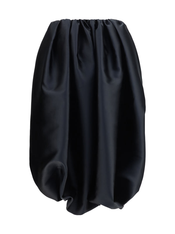 Skirt Yael Silk-Blend Black Polyester