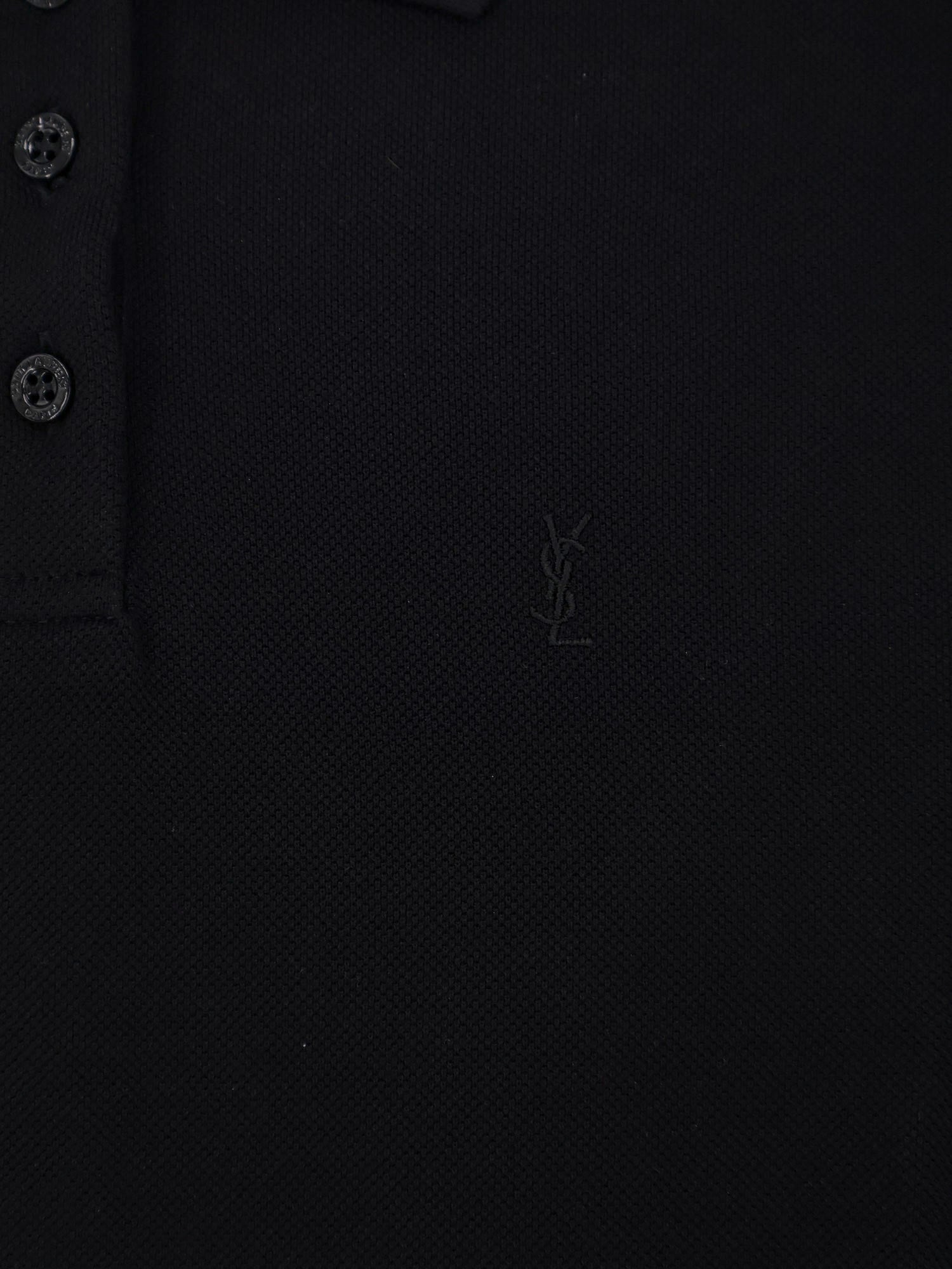 Saint Laurent Dresses Black Cotone