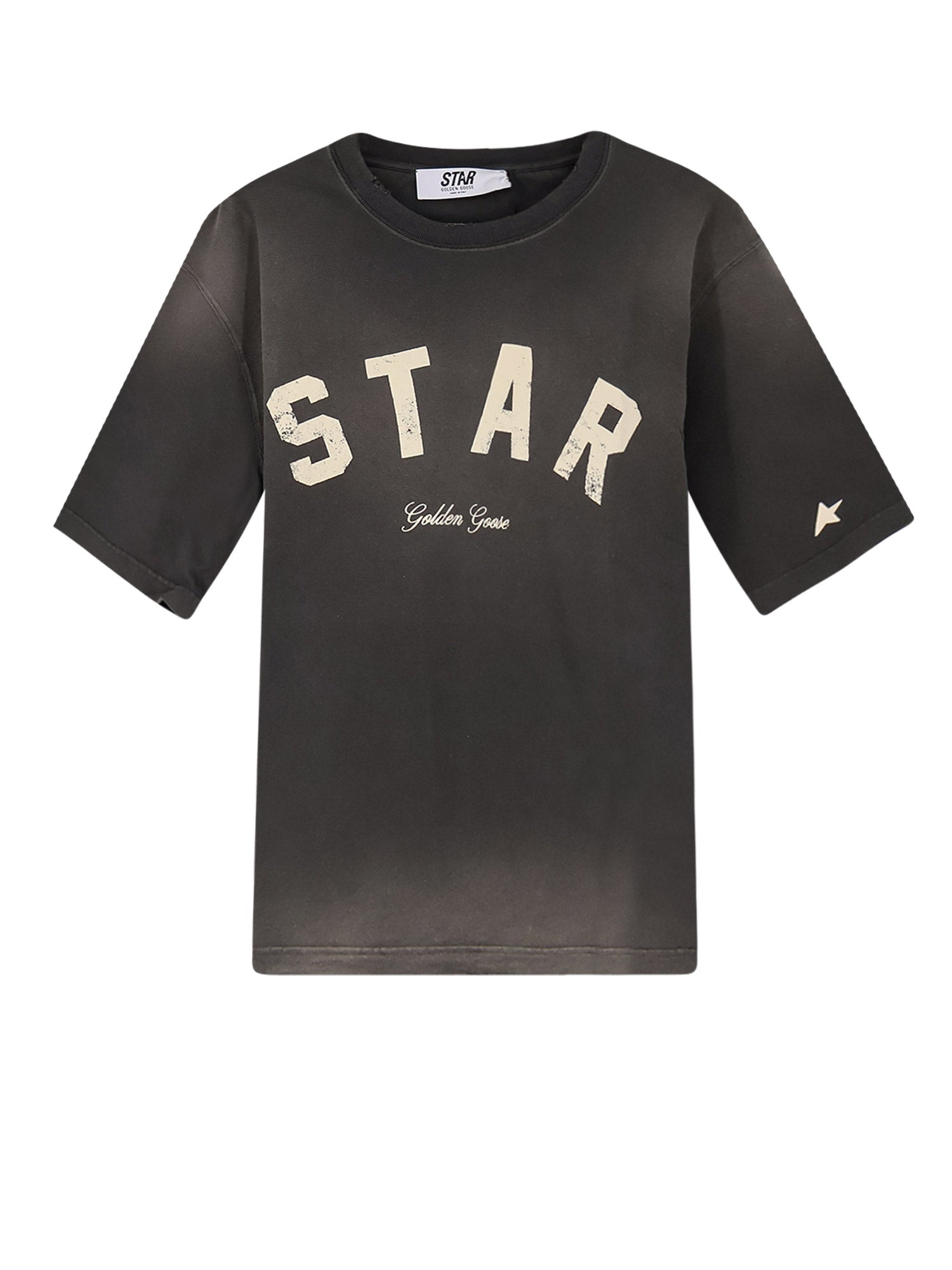Golden Goose T-shirts and Polos Charcoal Cotone