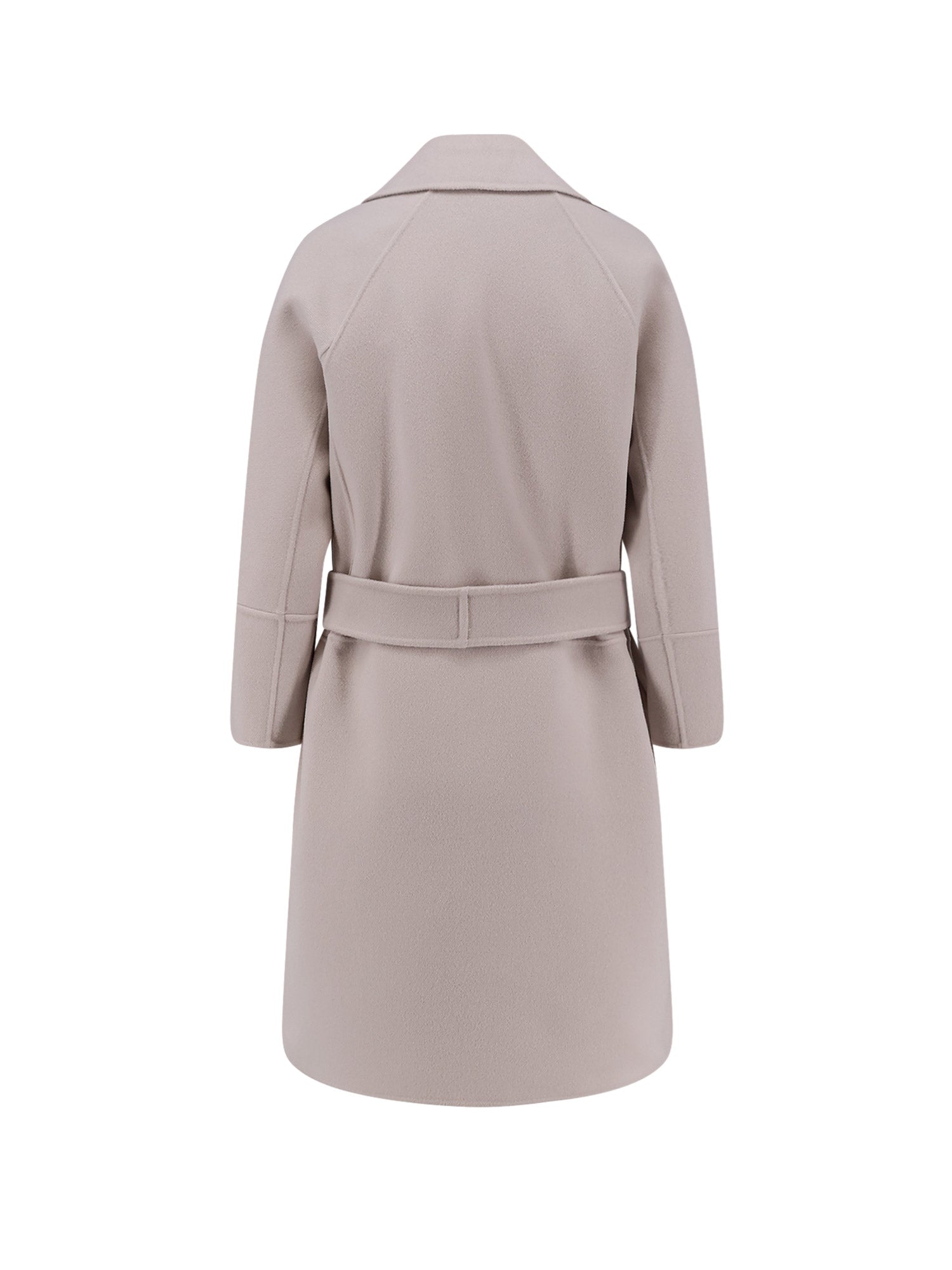S Max Mara Coats Ivory Pura Lana Vergine