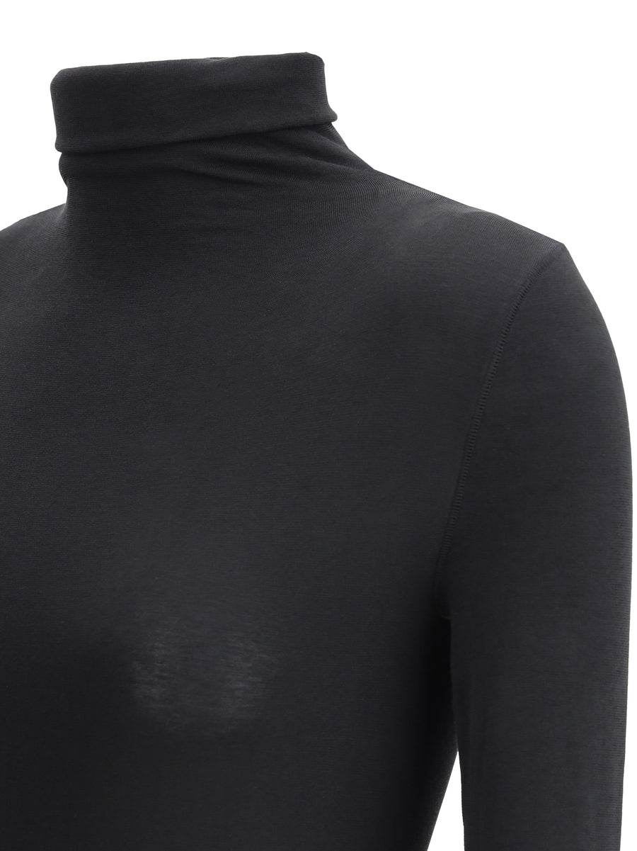 Colorado High-Neck Bodysuit Black Polyamide Tops