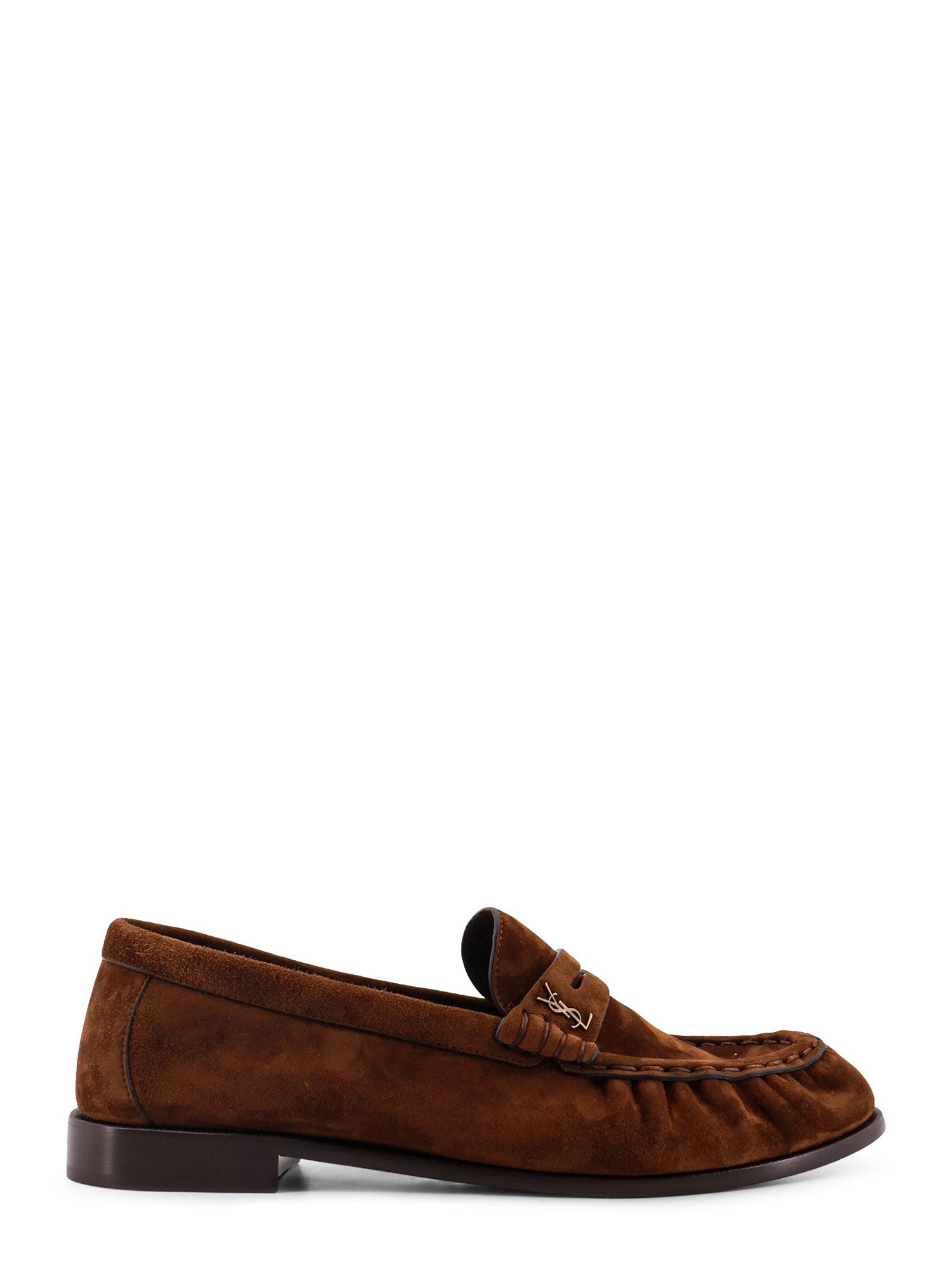 Saint Laurent Flat shoes Dark Havana Pelle