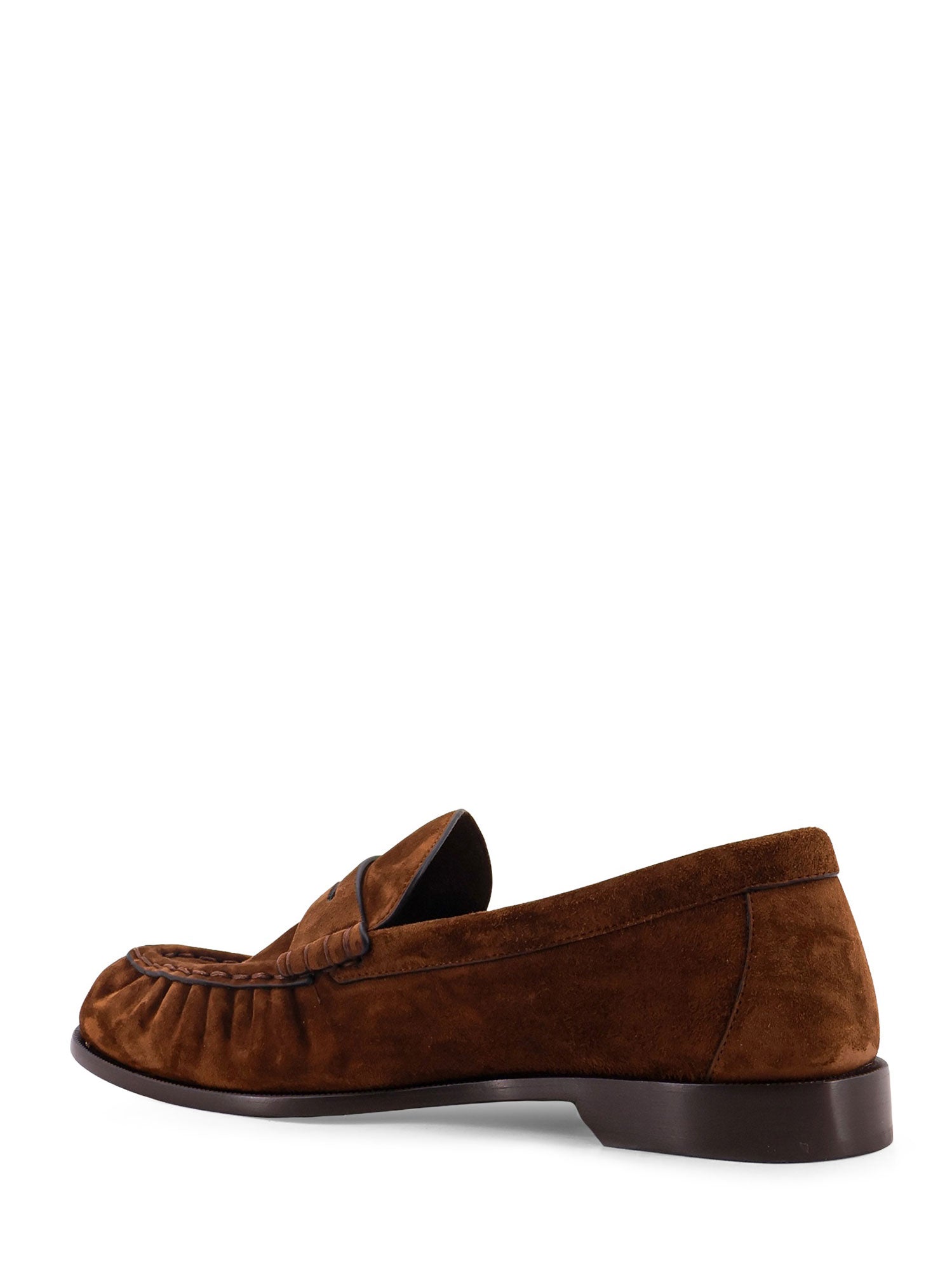 Saint Laurent Flat shoes Dark Havana Pelle