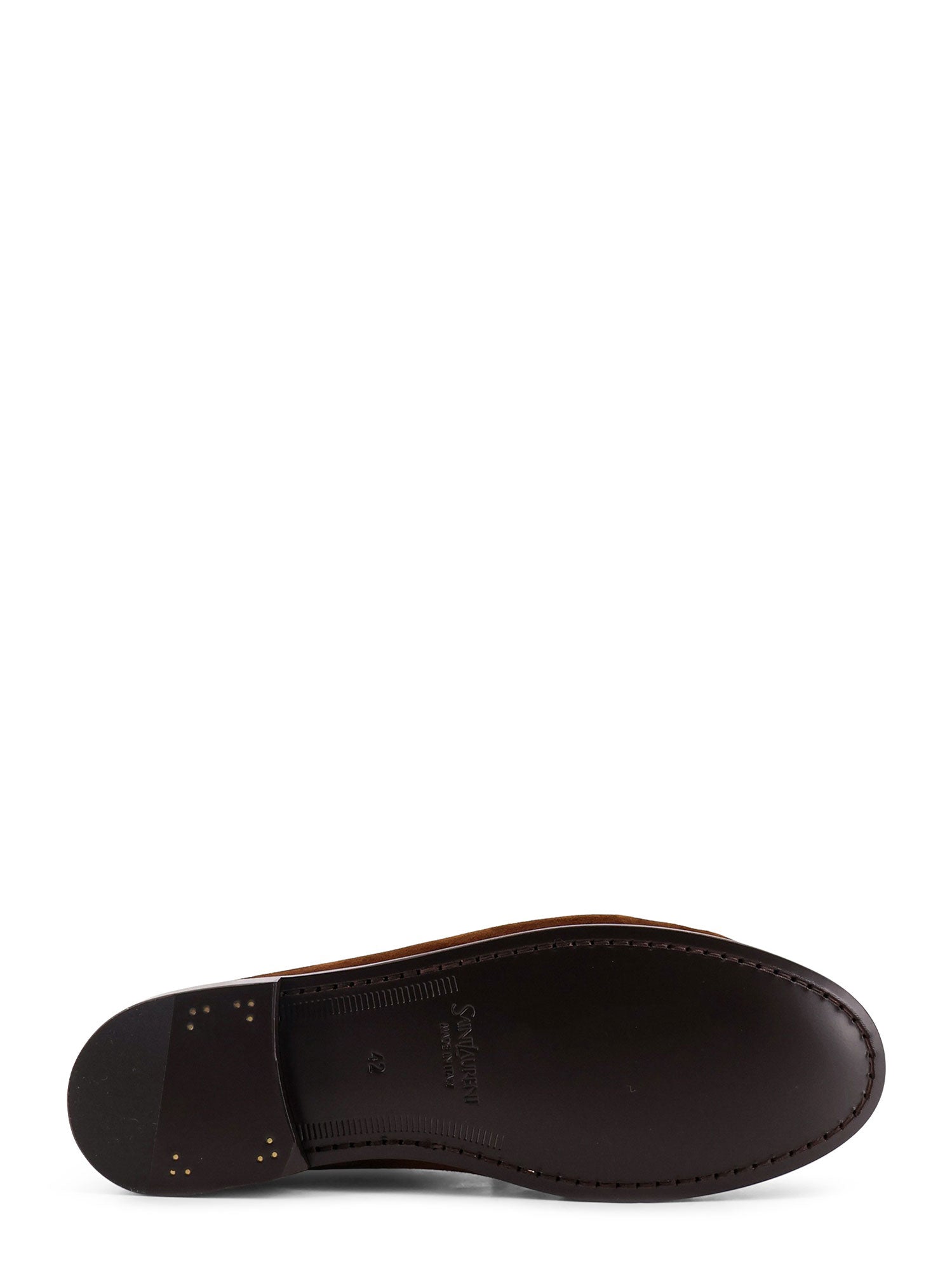 Saint Laurent Flat shoes Dark Havana Pelle